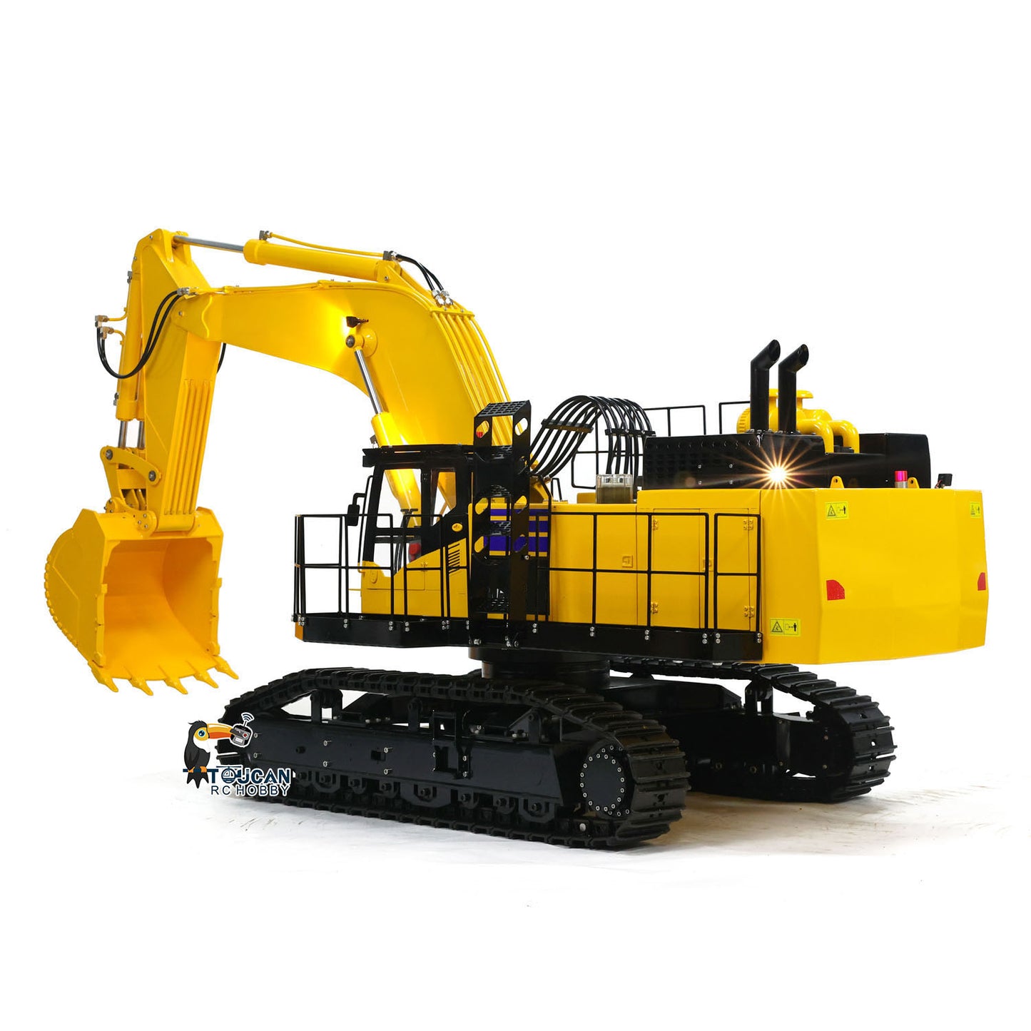 RC Hydraulic Excavator 1/8 Scale PC1250 Metal Heavy Duty Construction Vehicle