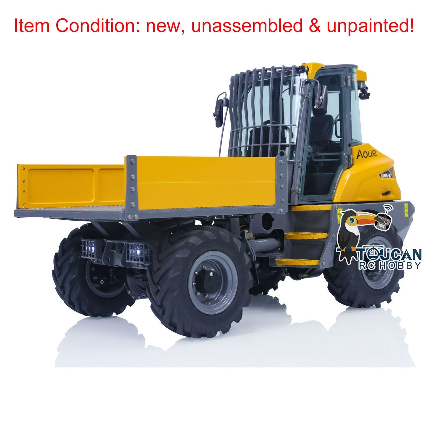 LESU 6MDX-B Metal 1/14 RC Hydraulic Dump Truck Remote Controlled Tipper Electric Car KIT Unpainted Hobby Model