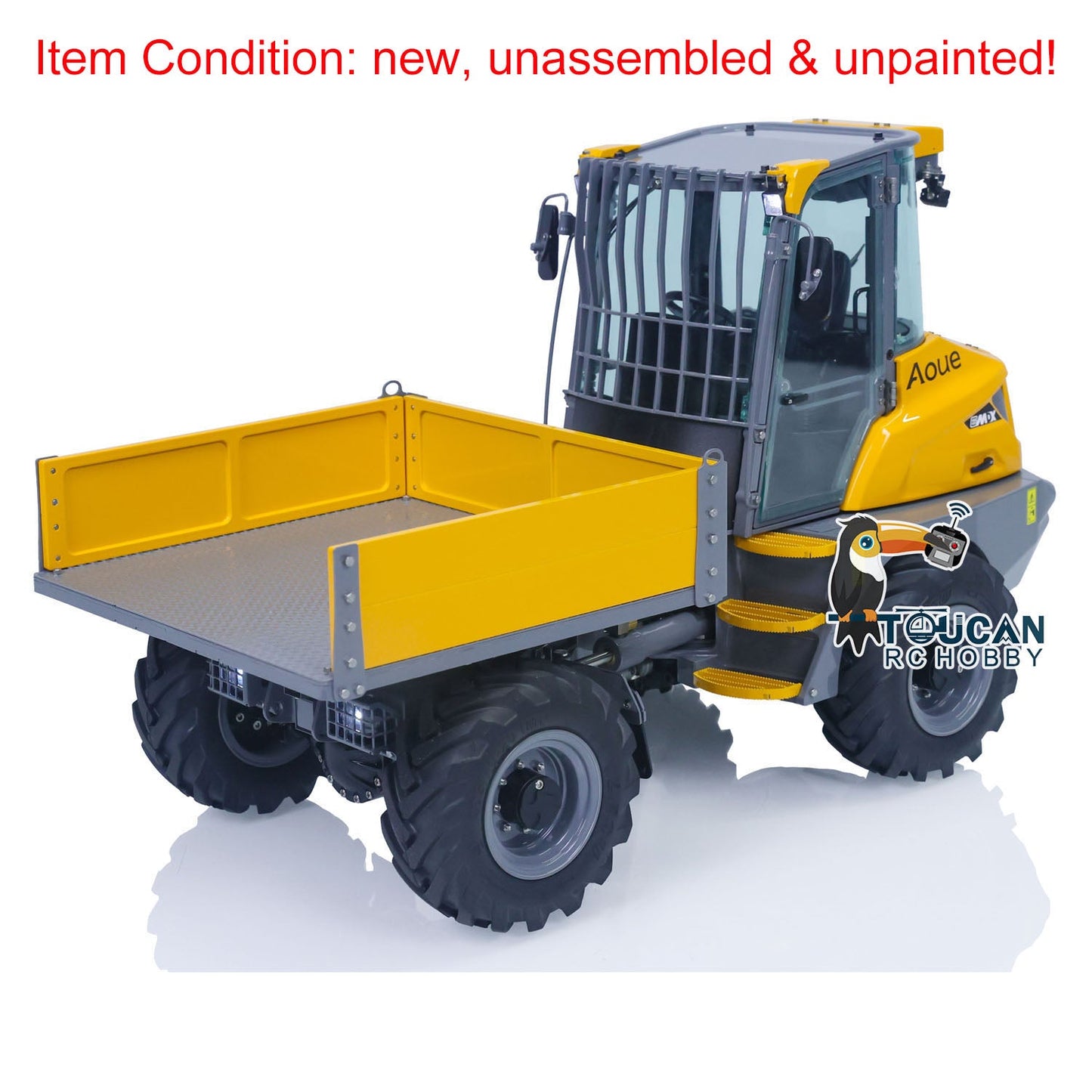 LESU 6MDX-B Metal 1/14 RC Hydraulic Dump Truck Remote Controlled Tipper Electric Car KIT Unpainted Hobby Model