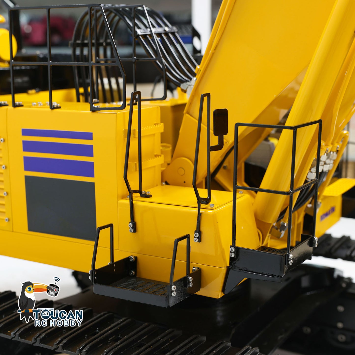 RC Hydraulic Excavator 1/8 Scale PC1250 Metal Heavy Duty Construction Vehicle