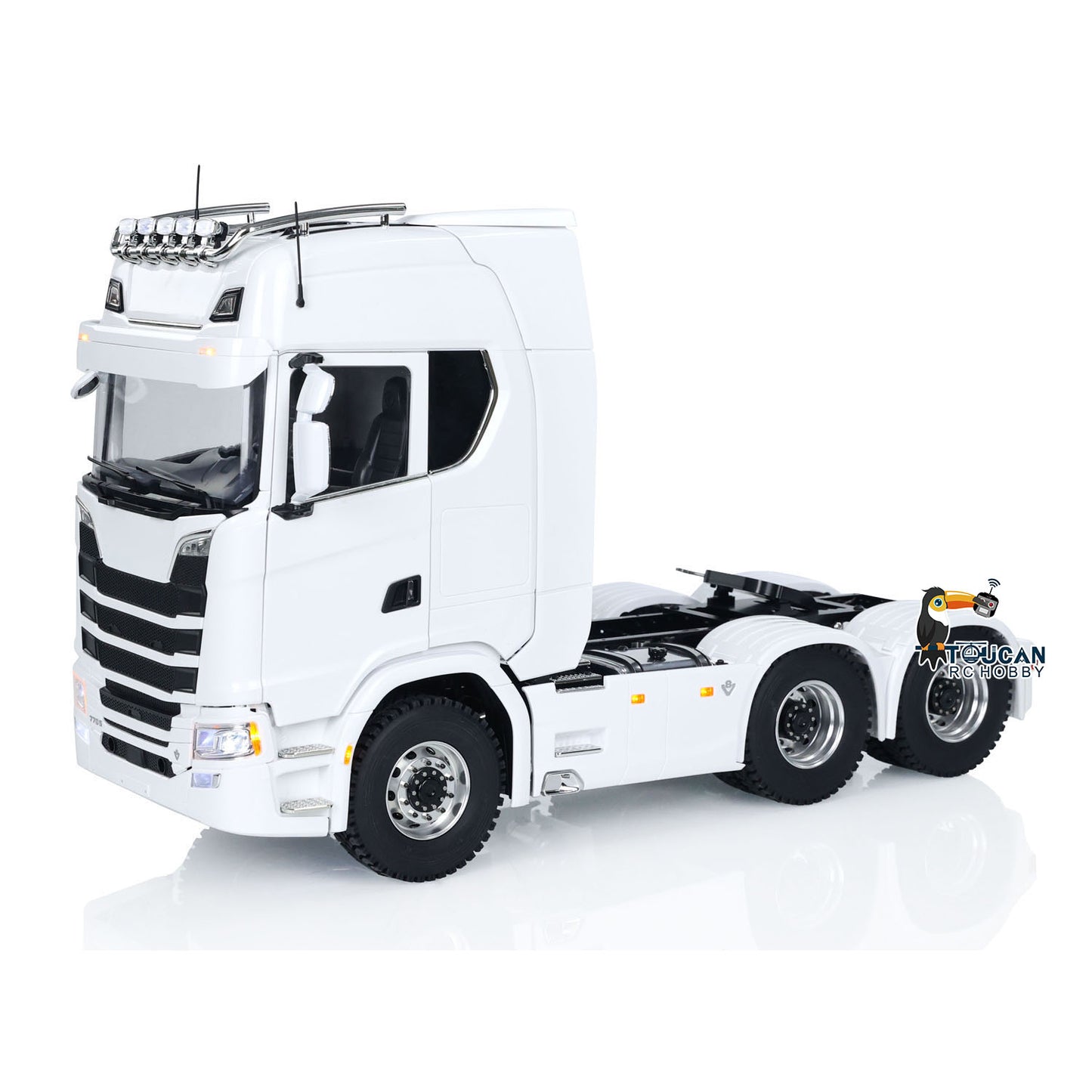 1/14 770S RC Tractor Truck Metal Chassis 6x6 Remote Control Car 770 with 2-speed Transmission