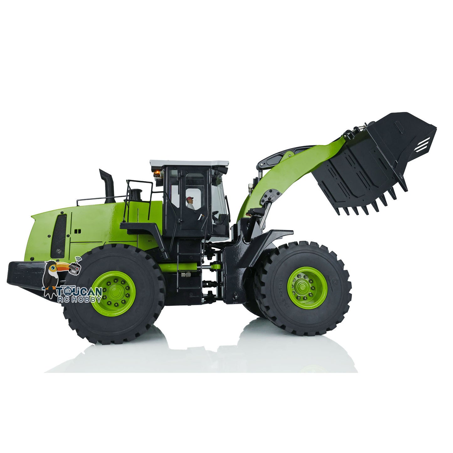 Metal XDRC 1/14 WA470 Hydraulic RC Loader RTR Remote Control Car Painted Model ESC Motor Servo Light Sound Battery Sand Bucket