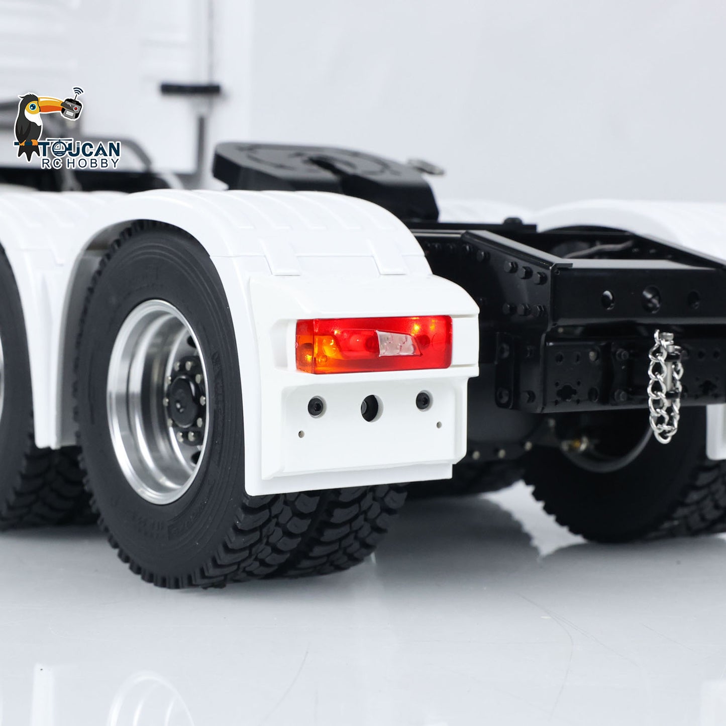 1/14 770S RC Tractor Truck Metal Chassis 6x6 Remote Control Car 770 with 2-speed Transmission