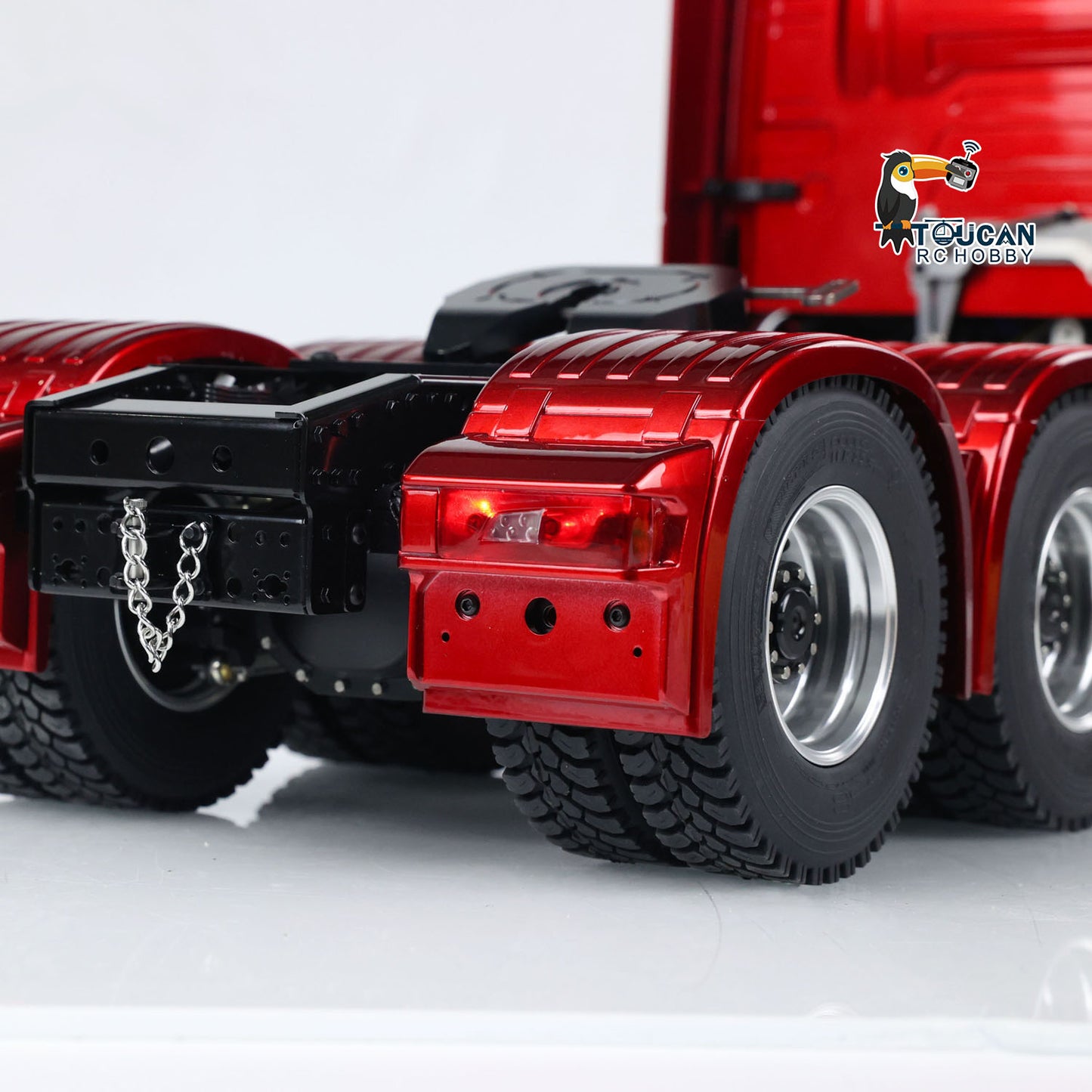1/14 770S RC Tractor Truck Metal Chassis 6x6 Remote Control Car 770 with 2-speed Transmission