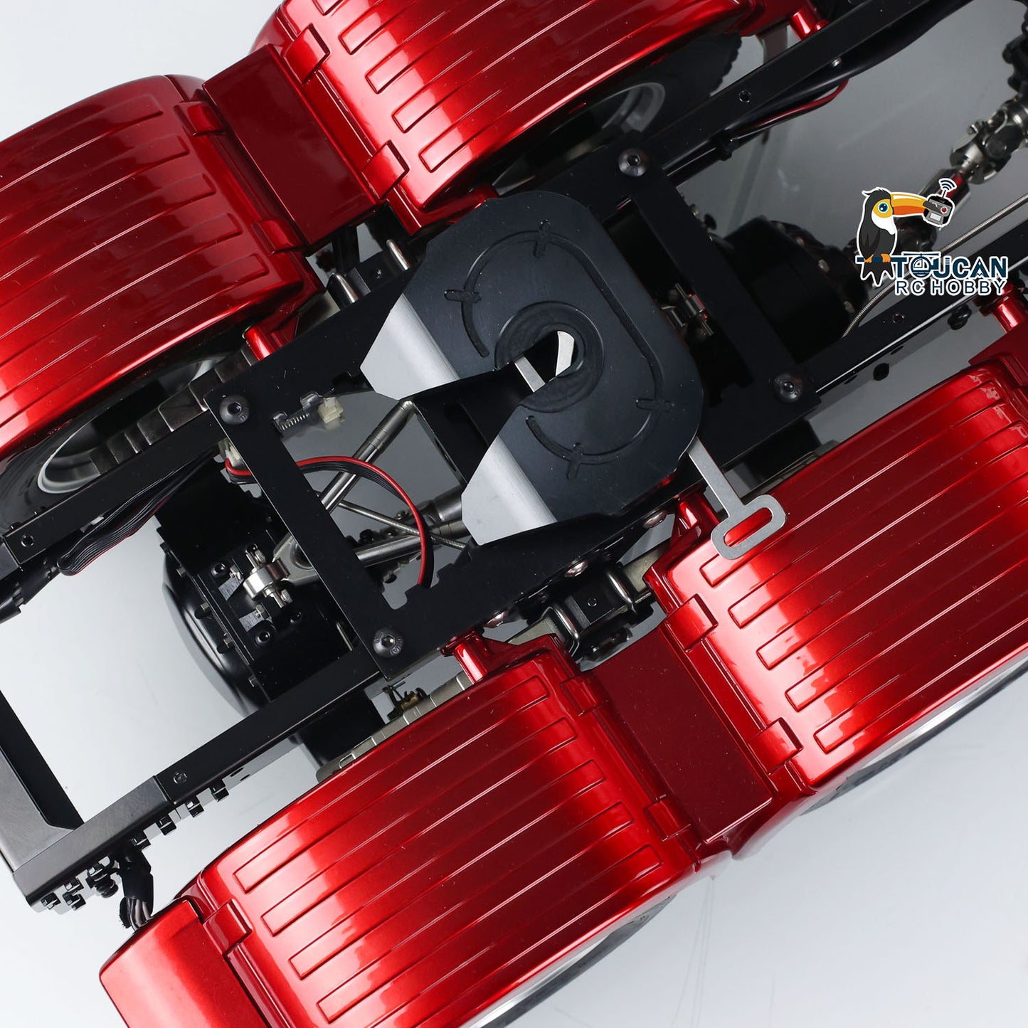 1/14 770S RC Tractor Truck Metal Chassis 6x6 Remote Control Car 770 with 2-speed Transmission