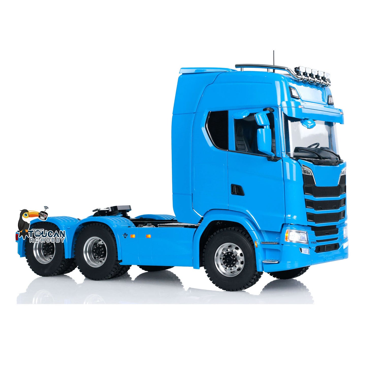 1/14 770S RC Tractor Truck Metal Chassis 6x6 Remote Control Car 770 with 2-speed Transmission
