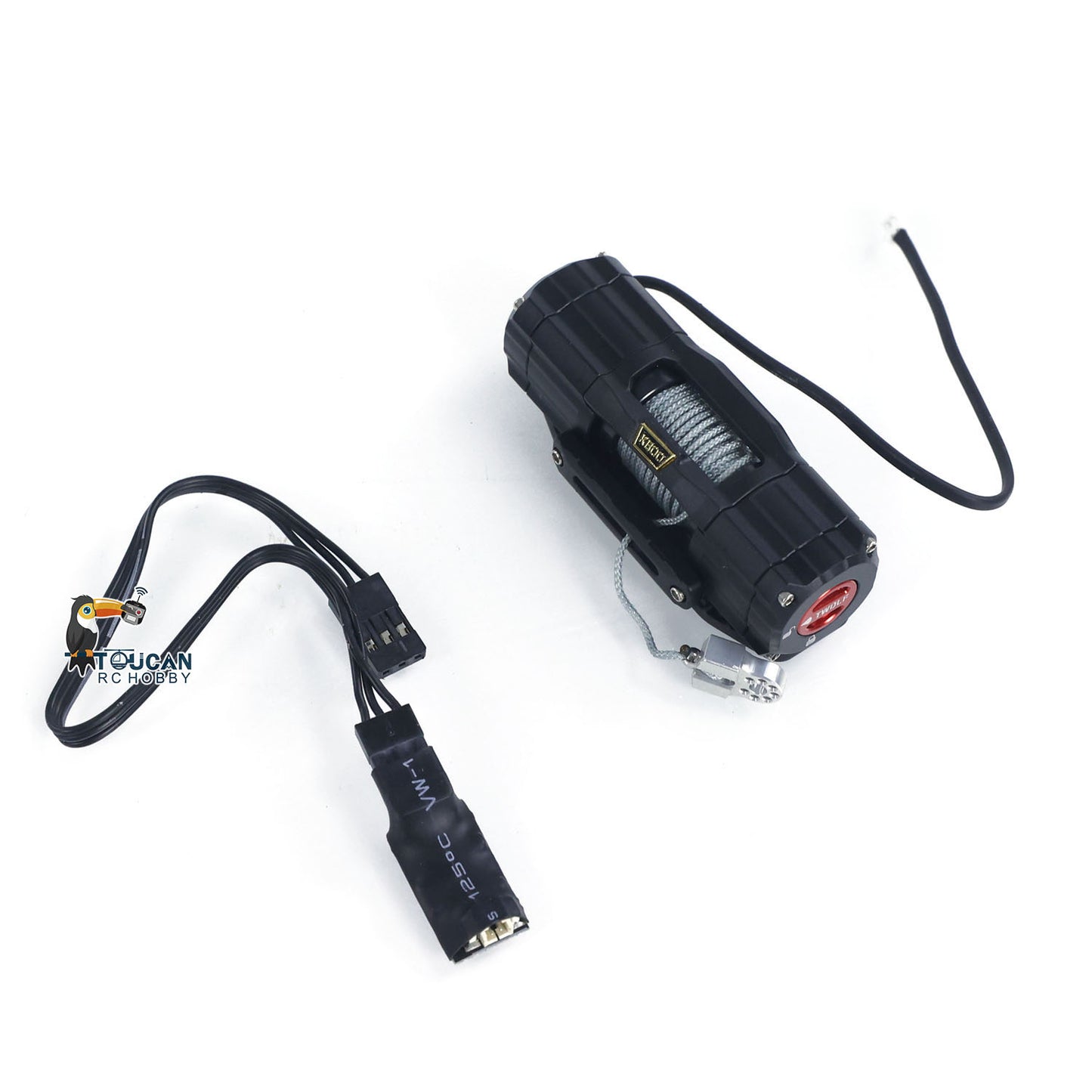 Metal Rear Hook Bucket Front Winch for U535 1/14 RC Off-road Vehicles 4X4 Radio Control Crawler Car