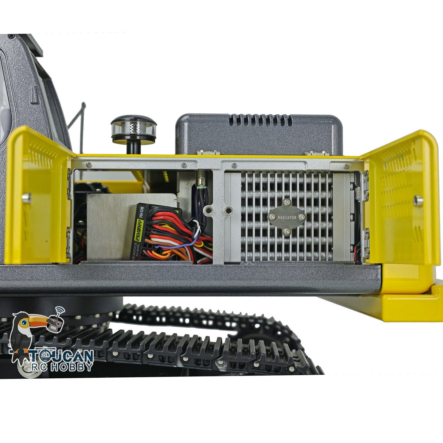 KABOLITE RC Hydraulic Excavator 1/14 HUINA K350 200 Metal 3-piece Boom RTR Cars 6CH Valve Paladin 18EV Lite Battery