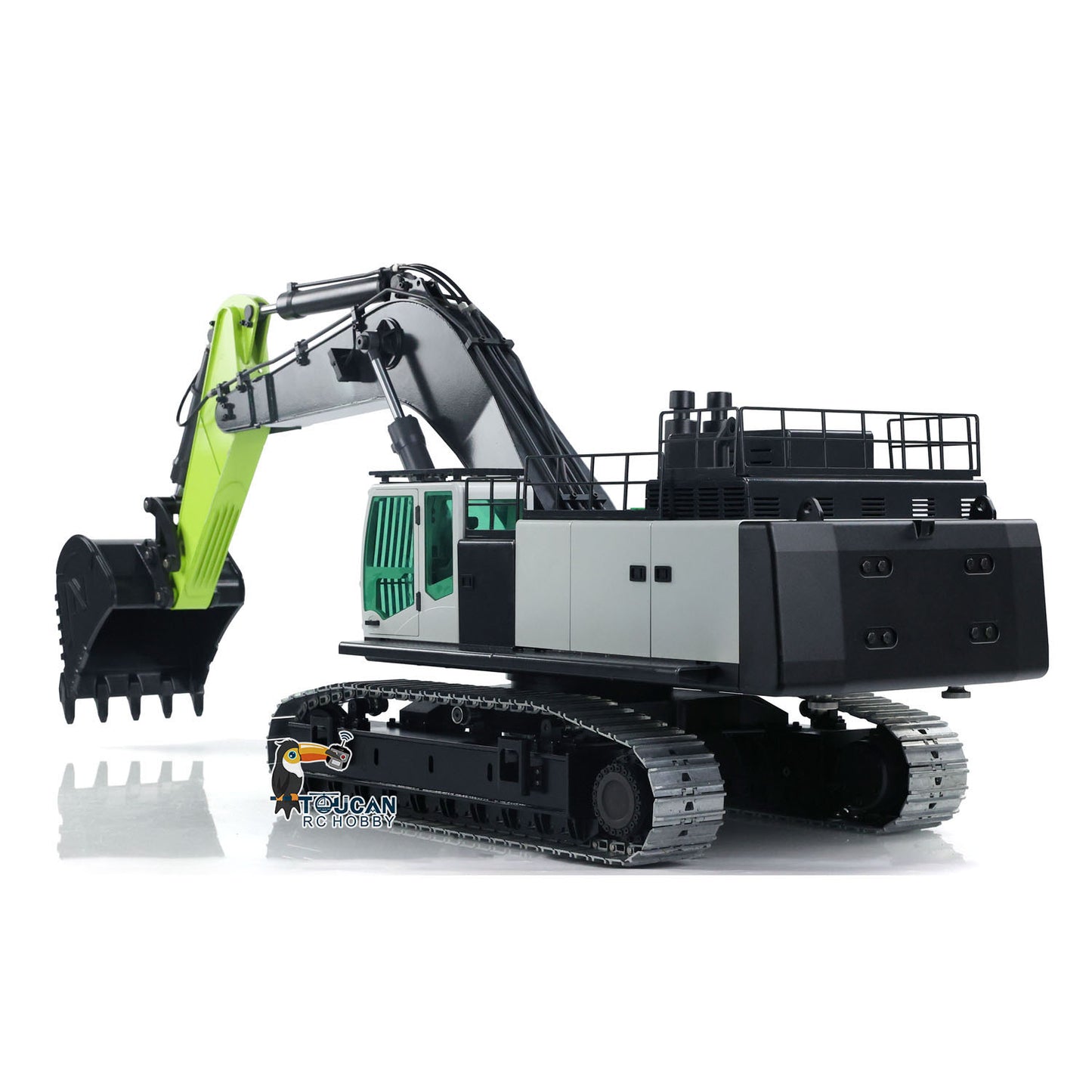 US STOCK Metal RC Hydraulic Excavators 1/12 ZE960G Double Pump RTR Radio Control Digger Construction Vehicle Model Smoke Unit