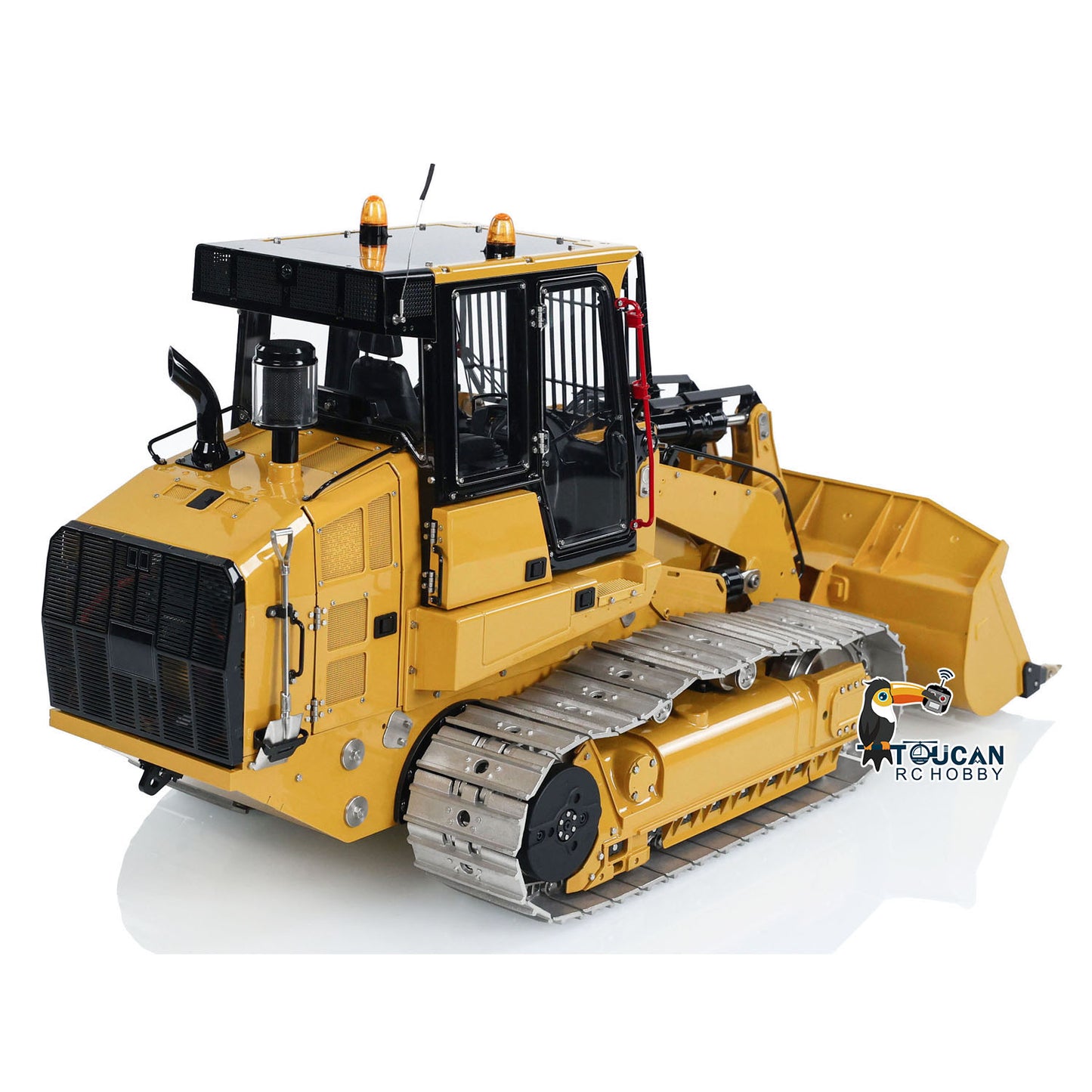 LESU 1/14 973K RC Hydraulic Loader Metal RTR Remote Control Tracked Car Hobby Model DIY Vehicle Flysky ST8 Optional Tracks Colors