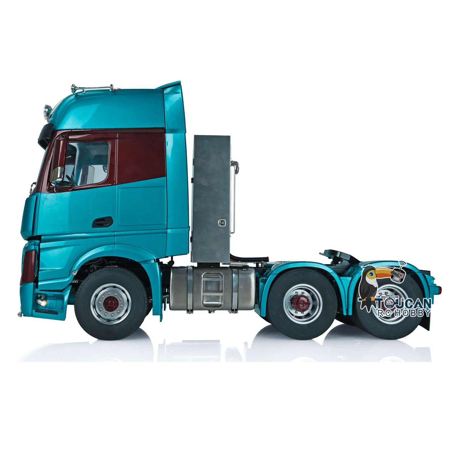 LESU 1/14 6*6 RC RTR Highline Tractor Truck Model 1851 3363 6*6 Metal Chassis W/ Sound & Light Systems Electric Wiper Battery ESC