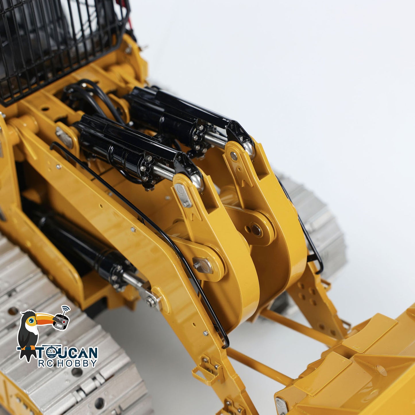 LESU 1/14 973K RC Hydraulic Loader Metal RTR Remote Control Tracked Car Hobby Model DIY Vehicle Flysky ST8 Optional Tracks Colors