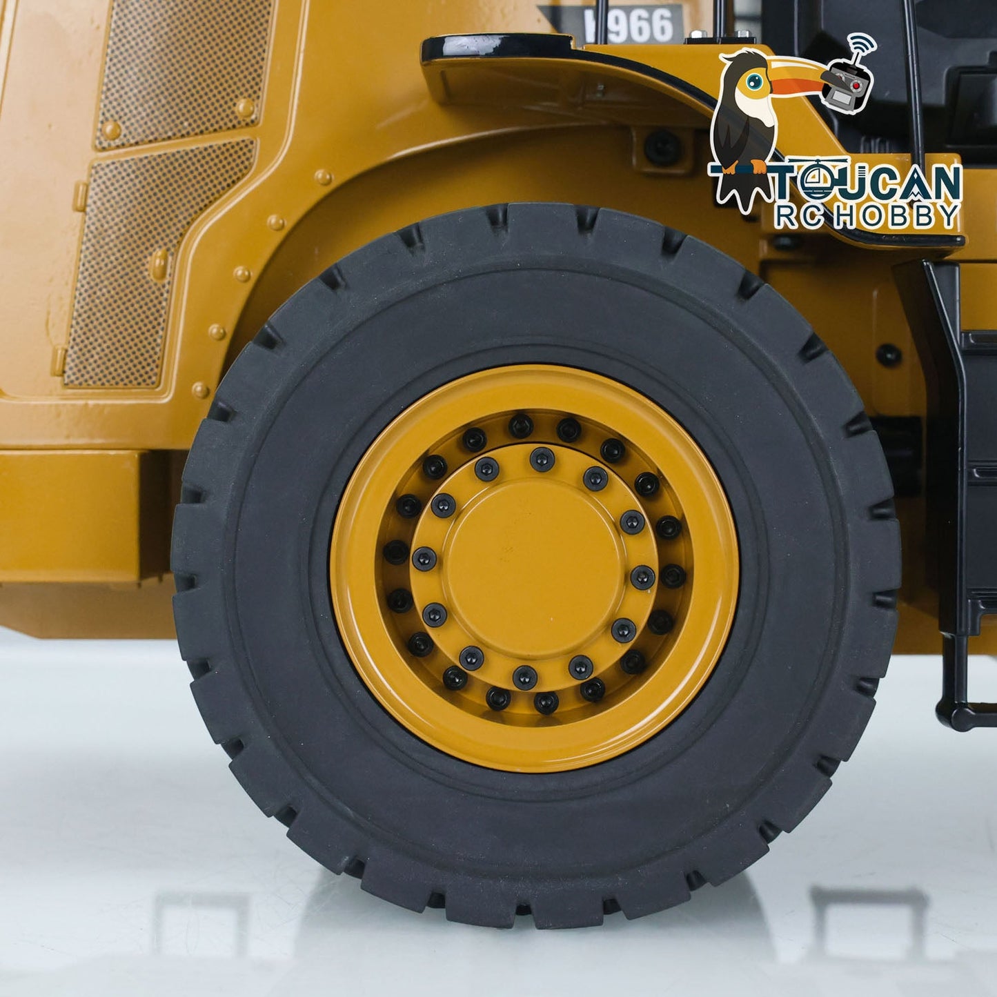 1/16 HUINA K966 KABOLITE 2.4Ghz Hydraulic RC Loader 966 Radio Control Car 7500mAh Battery 8 Channels Hydraulic Valve Pump Wheel