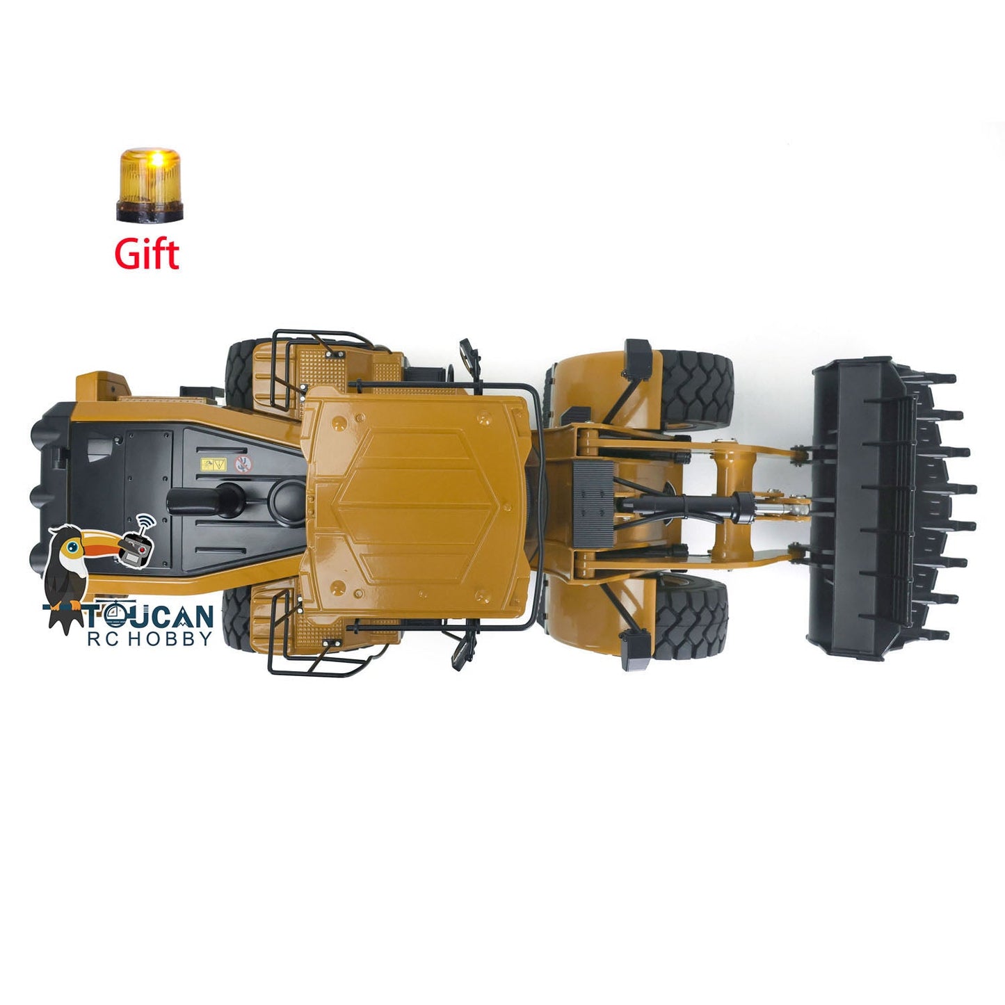 1/16 HUINA K966 KABOLITE 2.4Ghz Hydraulic RC Loader 966 Radio Control Car 7500mAh Battery 8 Channels Hydraulic Valve Pump Wheel