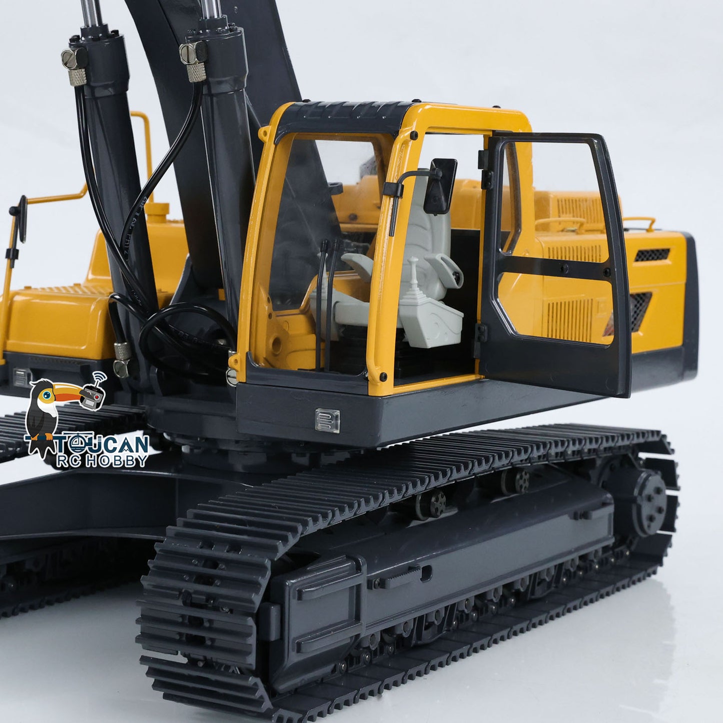 JDMODEL 1/14 RC Hydraulic Metal V2 Excavator Assembled I6S Radio Valve Pump ESC