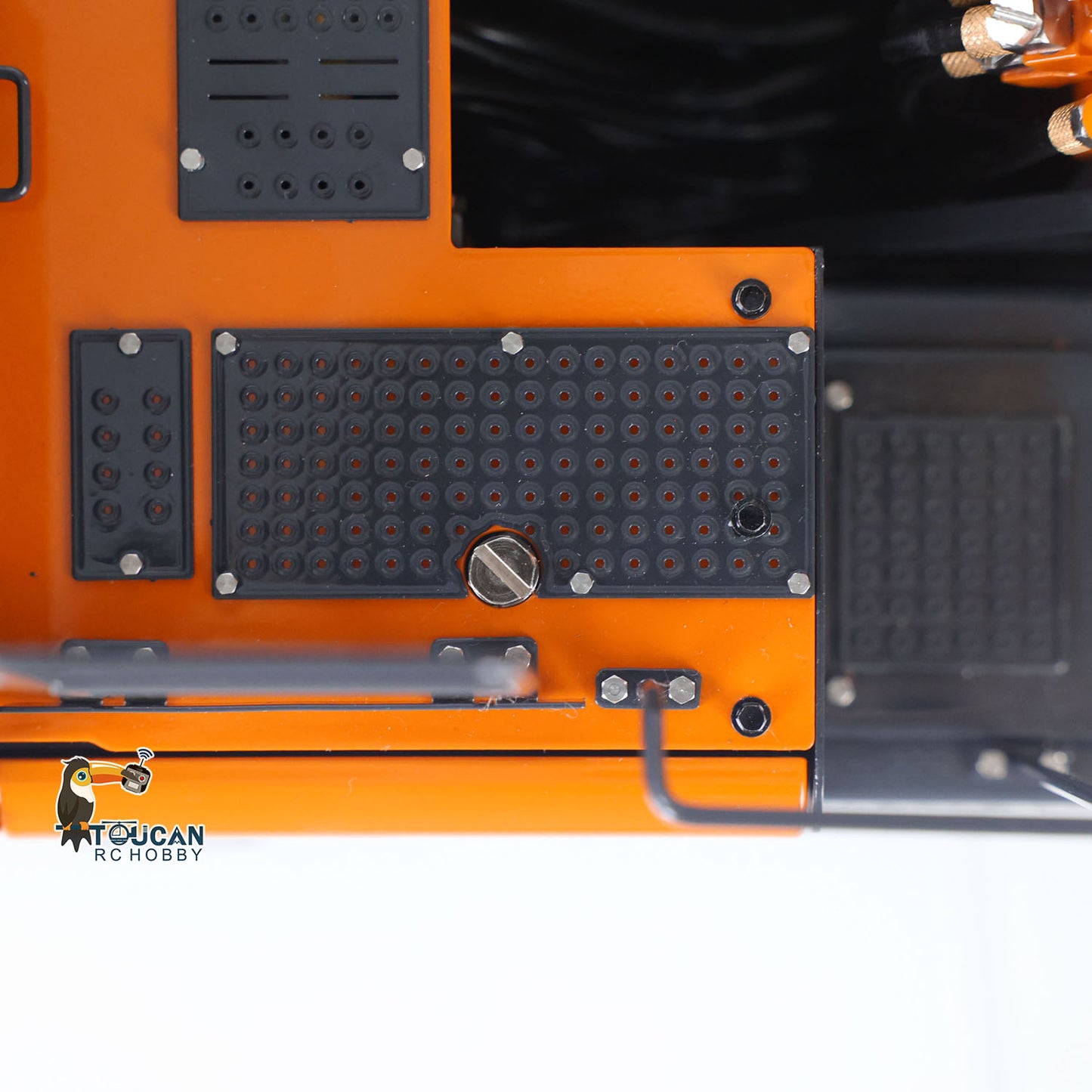 US Stock LESU 1/14 RC Hydraulic Excavator Model Aoue ZX490 Metal Remote Control Heavy Digger Car 6CH Valve Light 6CH Electrical Slip Ring