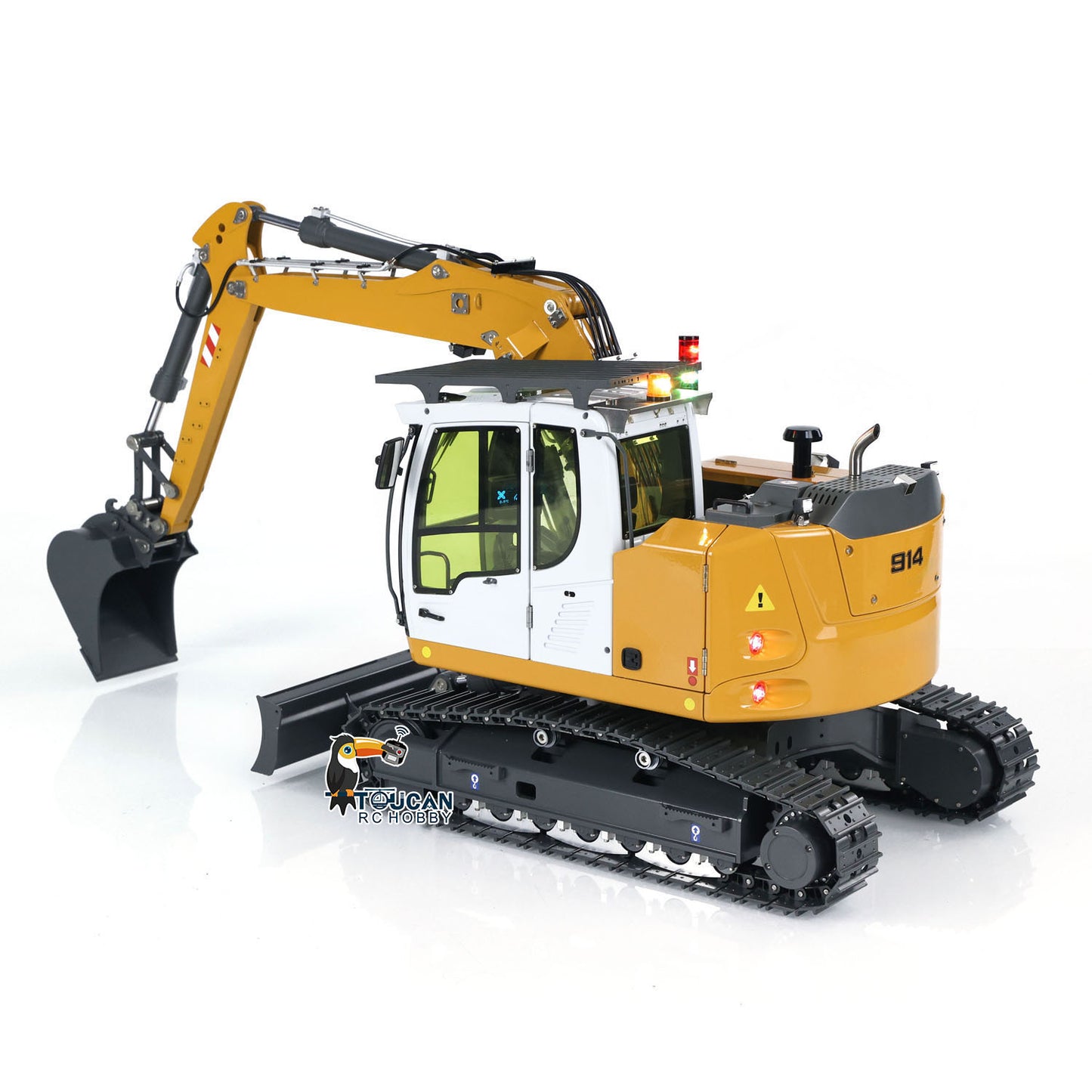 CUT 1/14 Scale 914 5-ways RC Hydraulic Excavator RTR with Light System Sound System
