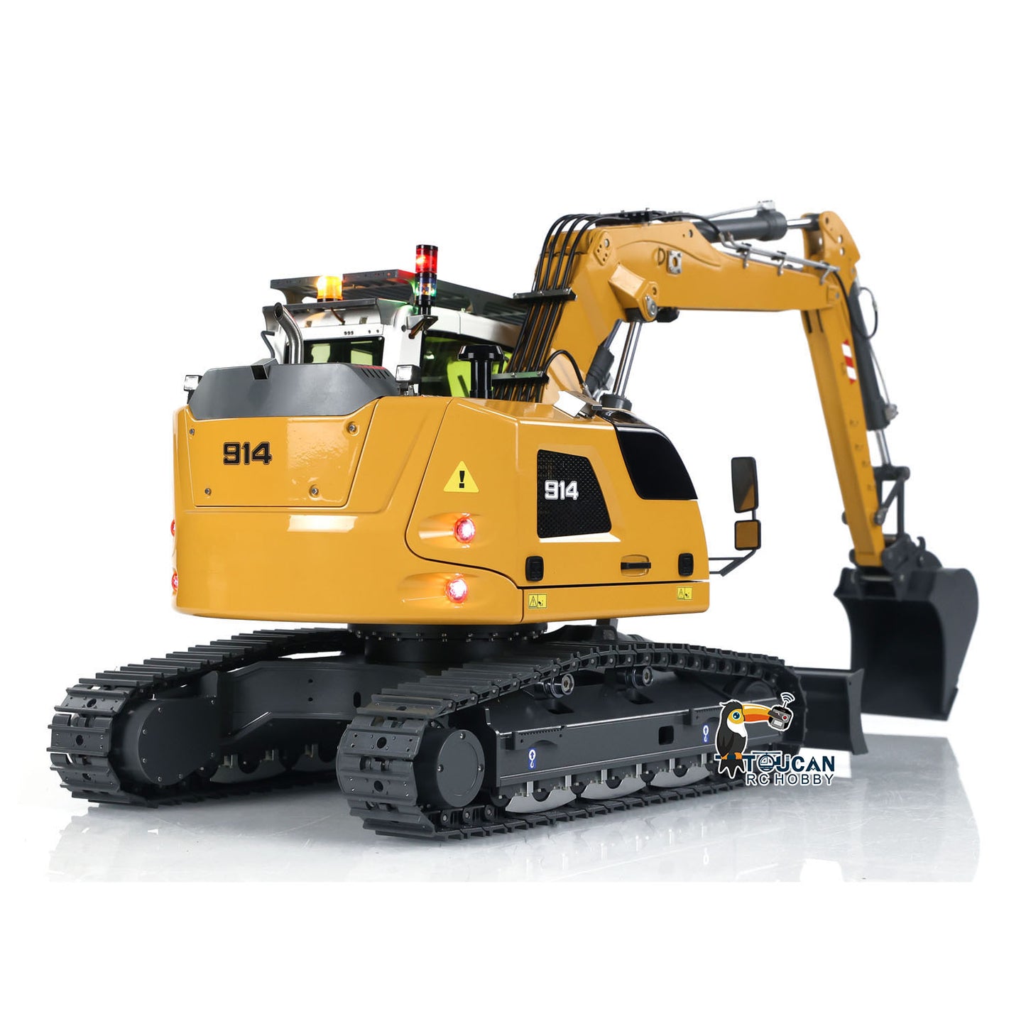 CUT 1/14 Scale 914 5-ways RC Hydraulic Excavator RTR with Light System Sound System