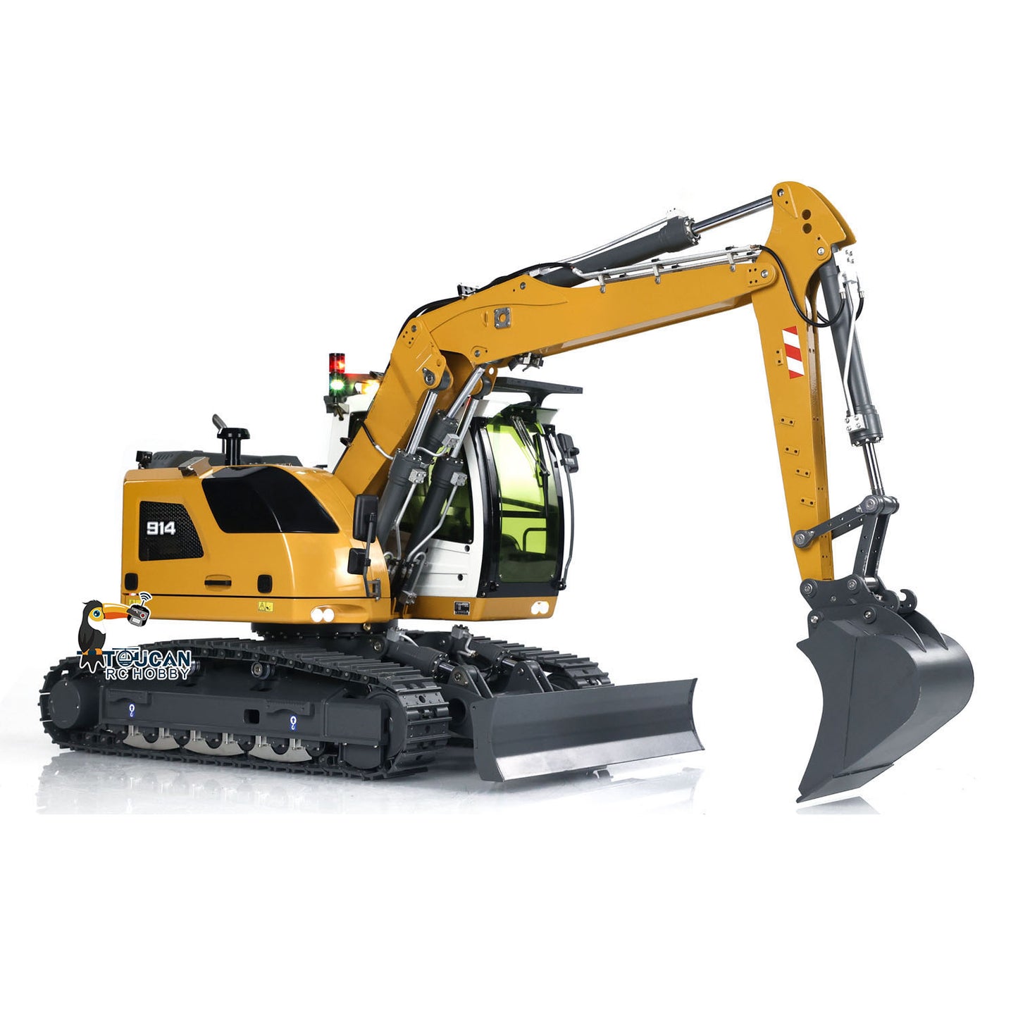 CUT 1/14 Scale 914 5-ways RC Hydraulic Excavator RTR with Light System Sound System