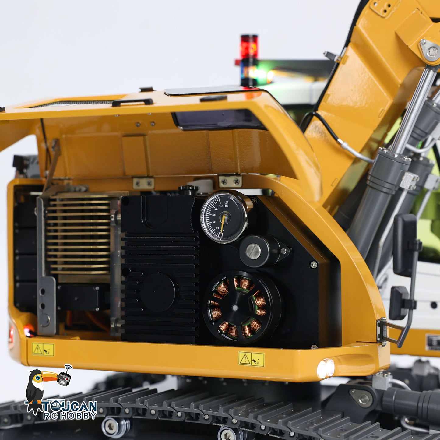 CUT 1/14 Scale 914 5-ways RC Hydraulic Excavator RTR with Light System Sound System