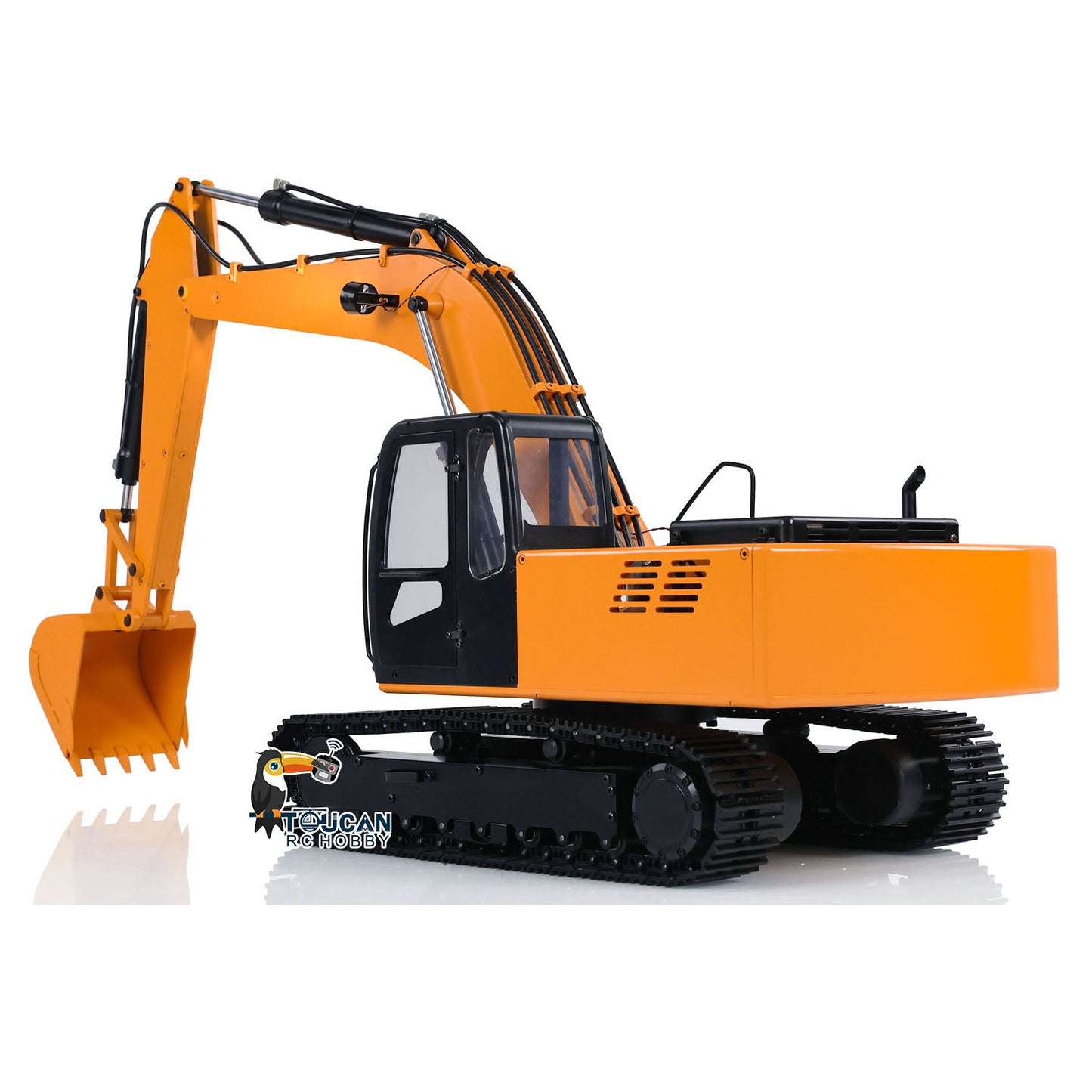 IN STOCK JDMODEL 1/12 Hydraulic Excavator 4200XL Assembled Tripper Bucket RC Hobby Grade Truck Pump Tube Tracks Radio W/O Battery Sound
