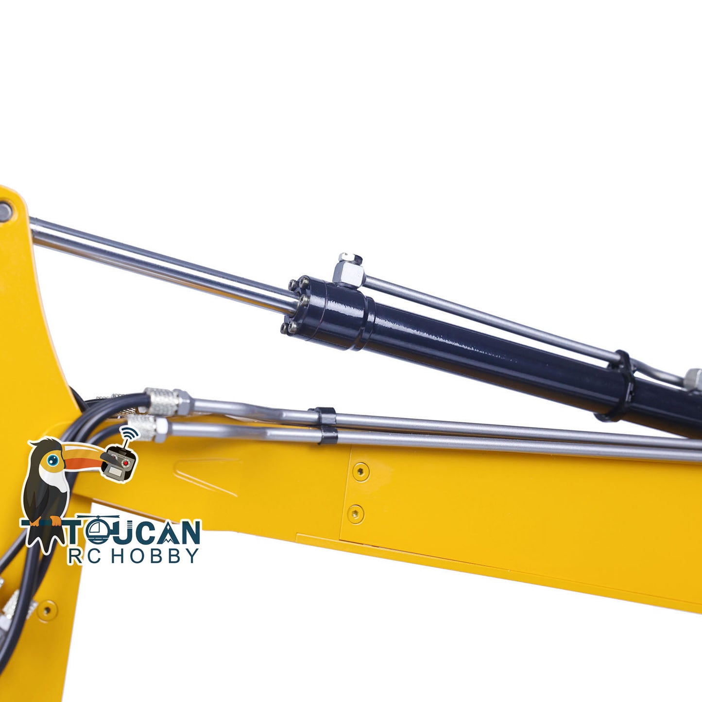 1/14 RC Hydraulic Excavator 946 Digger Clamshell Bucket Ripper Metal Booms Tracks Bucket Rotation Cabin Oil Tube Gift for Boy