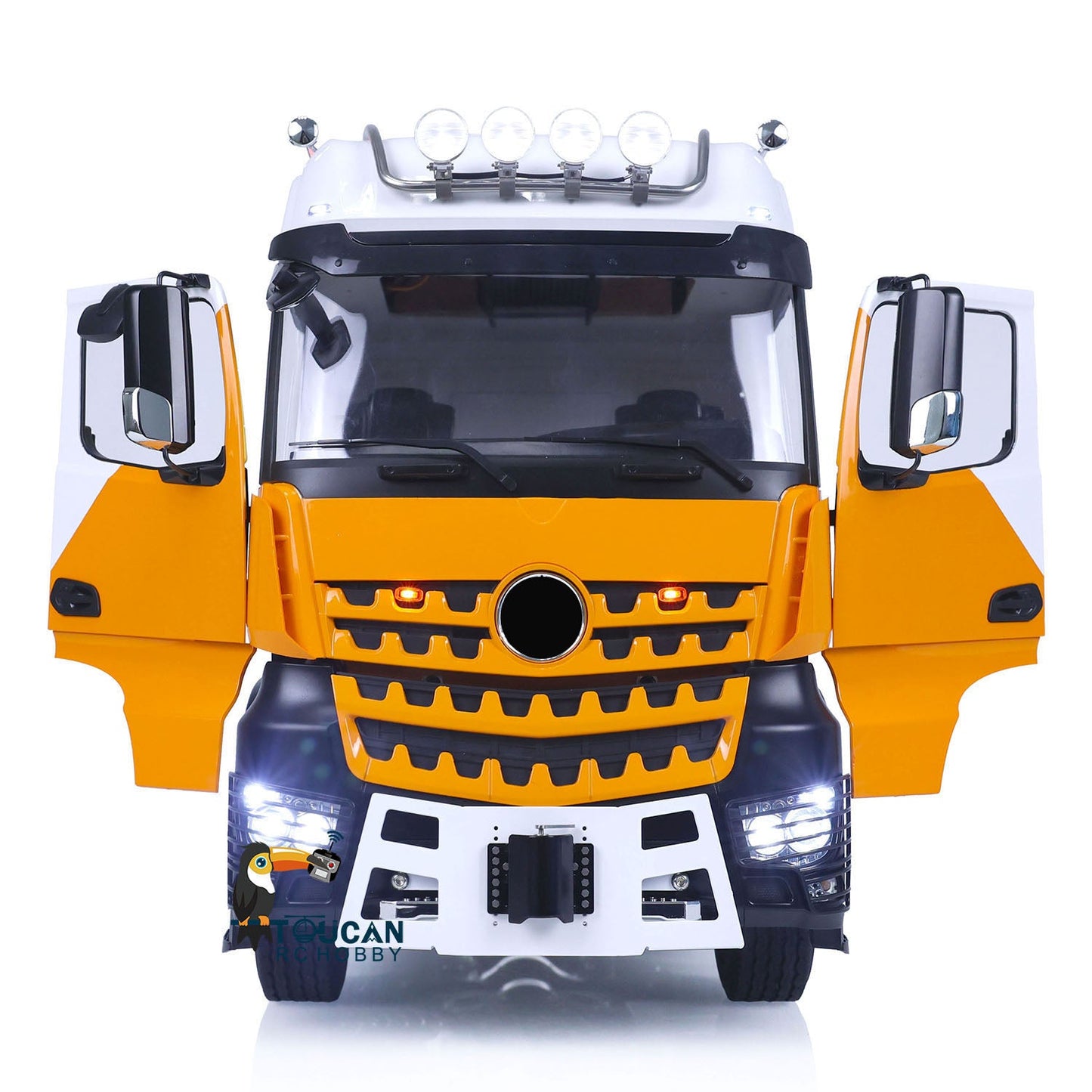 RC Highline Tractor Truck Heavy-duty Metal Chassis RC Highline Tractor Truck DIY for LESU 1/14 3363 1851 Radio Control Car Battery & Radio System & Charger