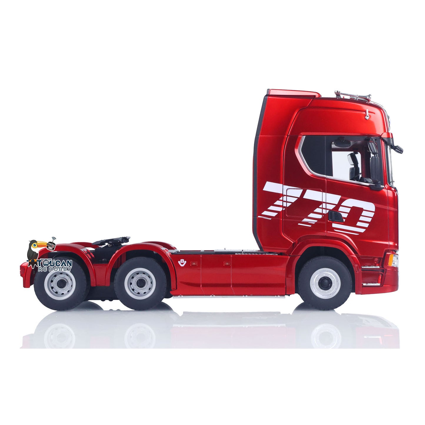 770S Plastic 1/18 RC Tractor Truck Toys Finished Model RTR 7.4V Battery Radio 19CH Light Sound Effects Remote Control Lorry Car