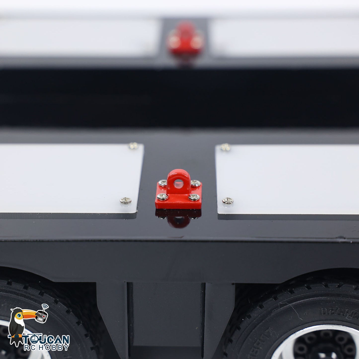 4-Axle Metal Extendable Semi-trailer for 1/14 RC Tractor Truck Radio Control Car
