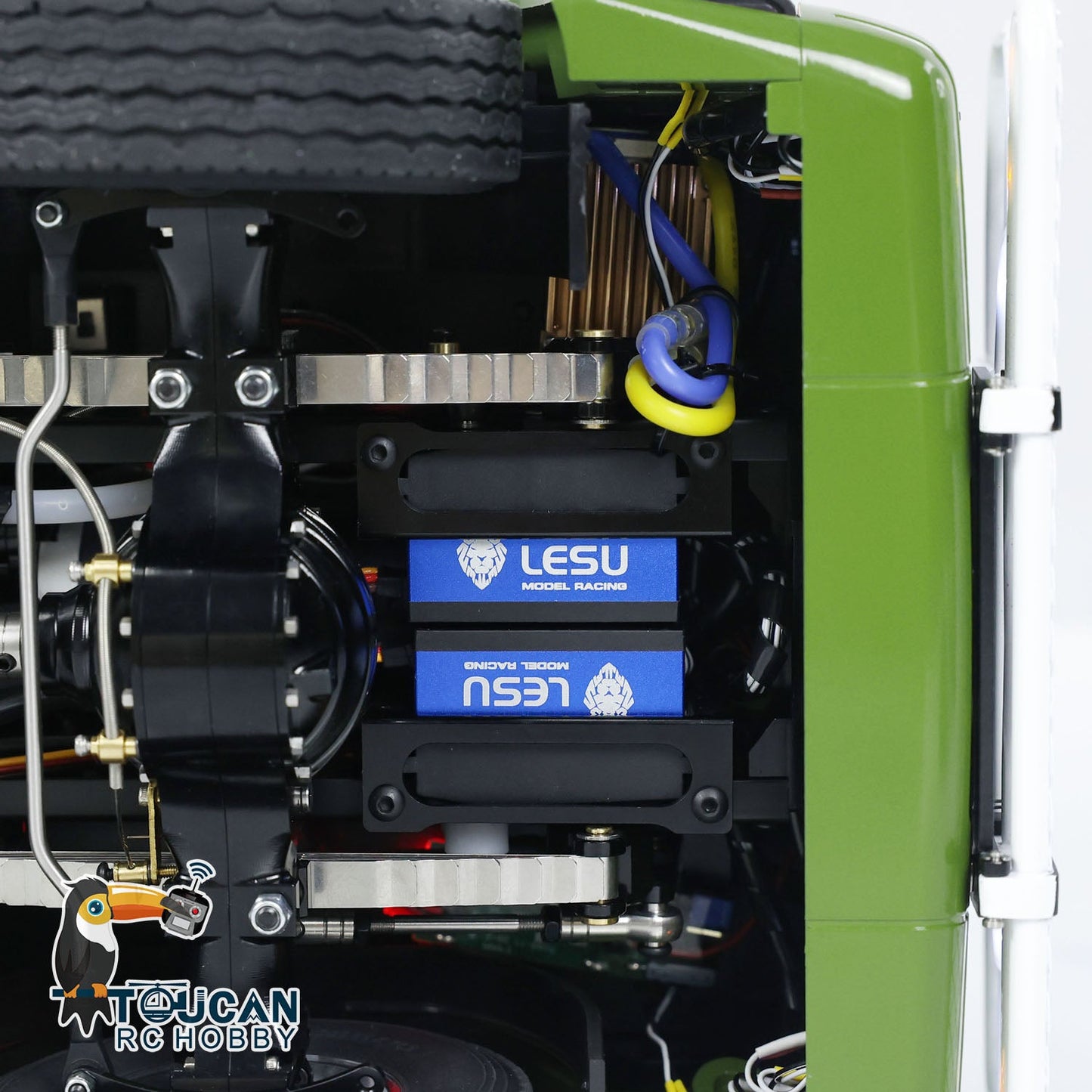 LESU 1/14 8X8 Metal Chassis RC Tractors Trucks RTR Radio Controlled Simulation Car G-6057 with Smoke Unit Hobby Models