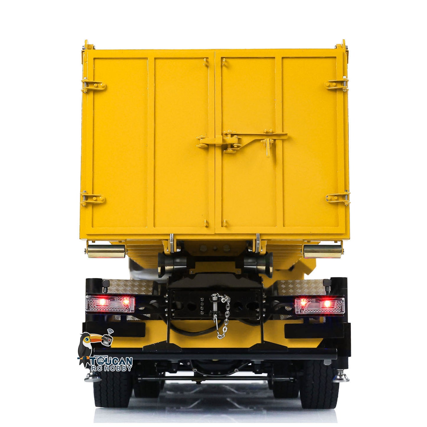 10x10 Metal Chassis 1:14 Hydraulic Crane RC Dumper 770S RTR Full Dump Truck Car