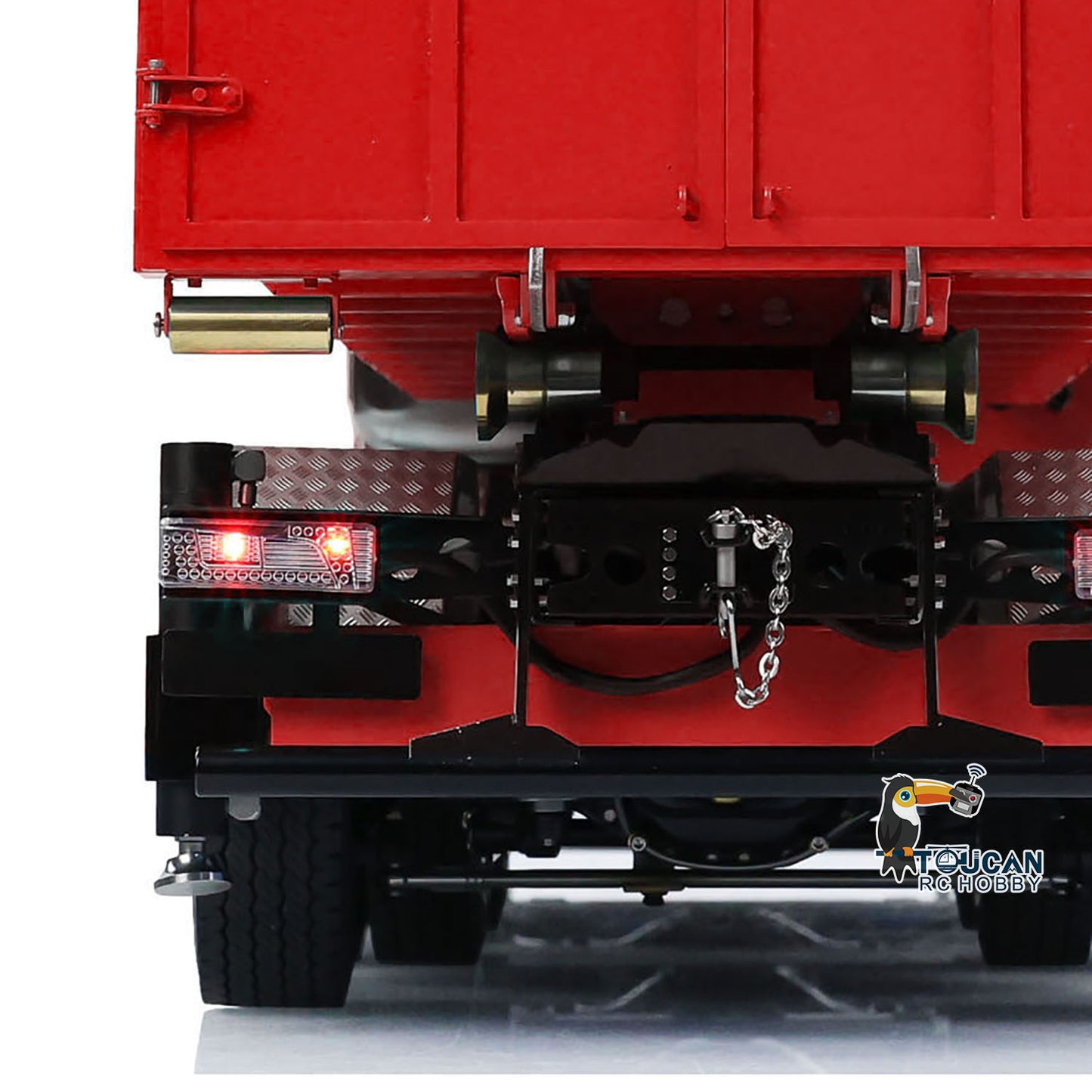 10x10 Metal Chassis 1:14 Hydraulic Crane RC Dumper 770S RTR Full Dump Truck Car