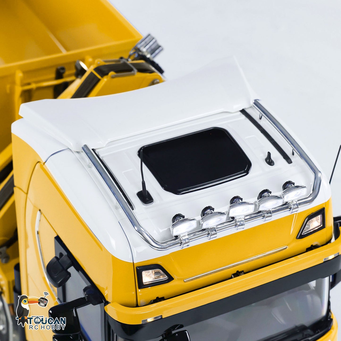 10x10 Metal Chassis 1:14 Hydraulic Crane RC Dumper 770S RTR Full Dump Truck Car