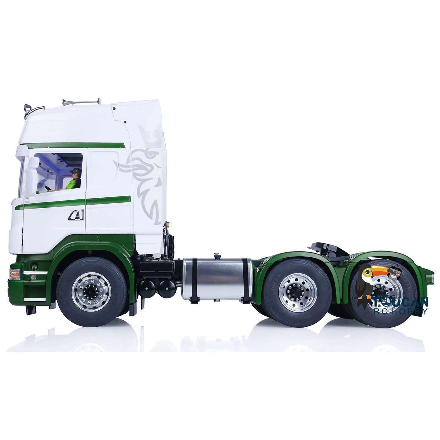LESU 1:14 Scale DIY Radio Controlled Tractor Truck for Tamiya 6x6 Remote Control Cars Model Battery & Radio System & Charger