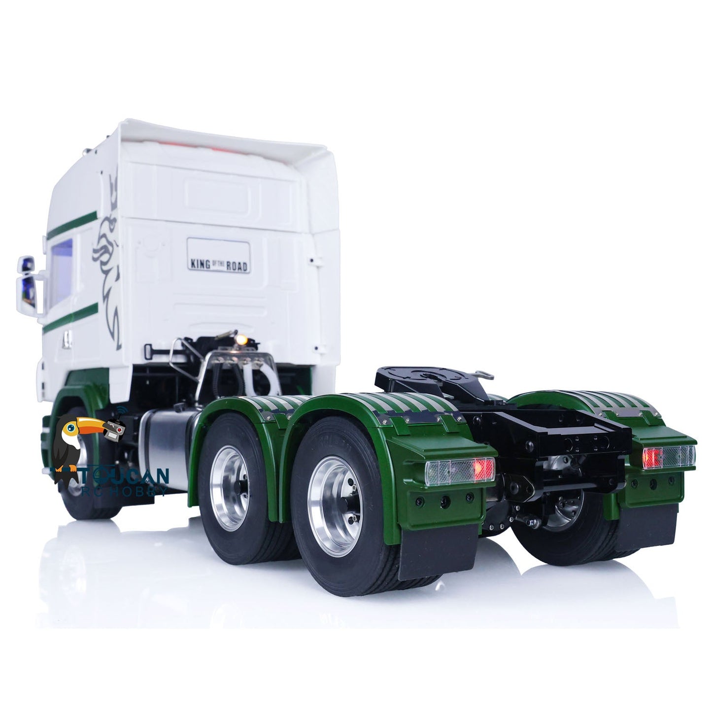 LESU 1:14 Scale DIY Radio Controlled Tractor Truck for Tamiya 6x6 Remote Control Cars Model Battery & Radio System & Charger