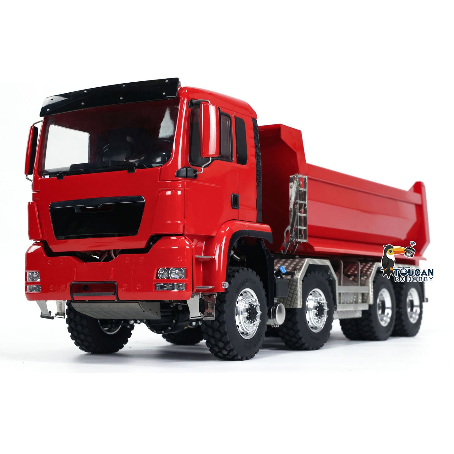 8x8 LESU 1/14 Hydraulic RC Dumper Truck RTR Remote Control Tipper Car Model