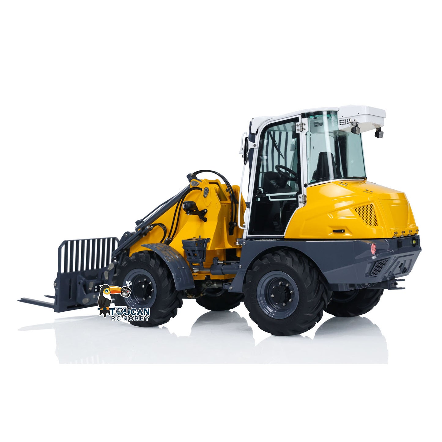 LESU RTR 1/14 Hydraulic RC Telescopic Arm Car Metal Loader AT1050 Forklift Truck