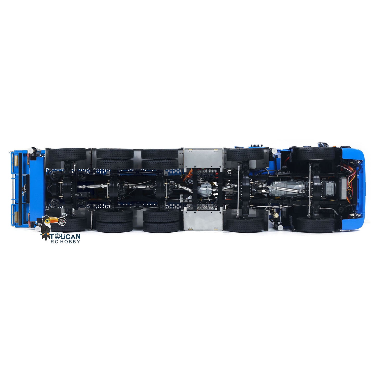 770S 1/14 RC Flatbed Timber 10x10 Metal Hydraulic Crane Radio Control Dump Truck