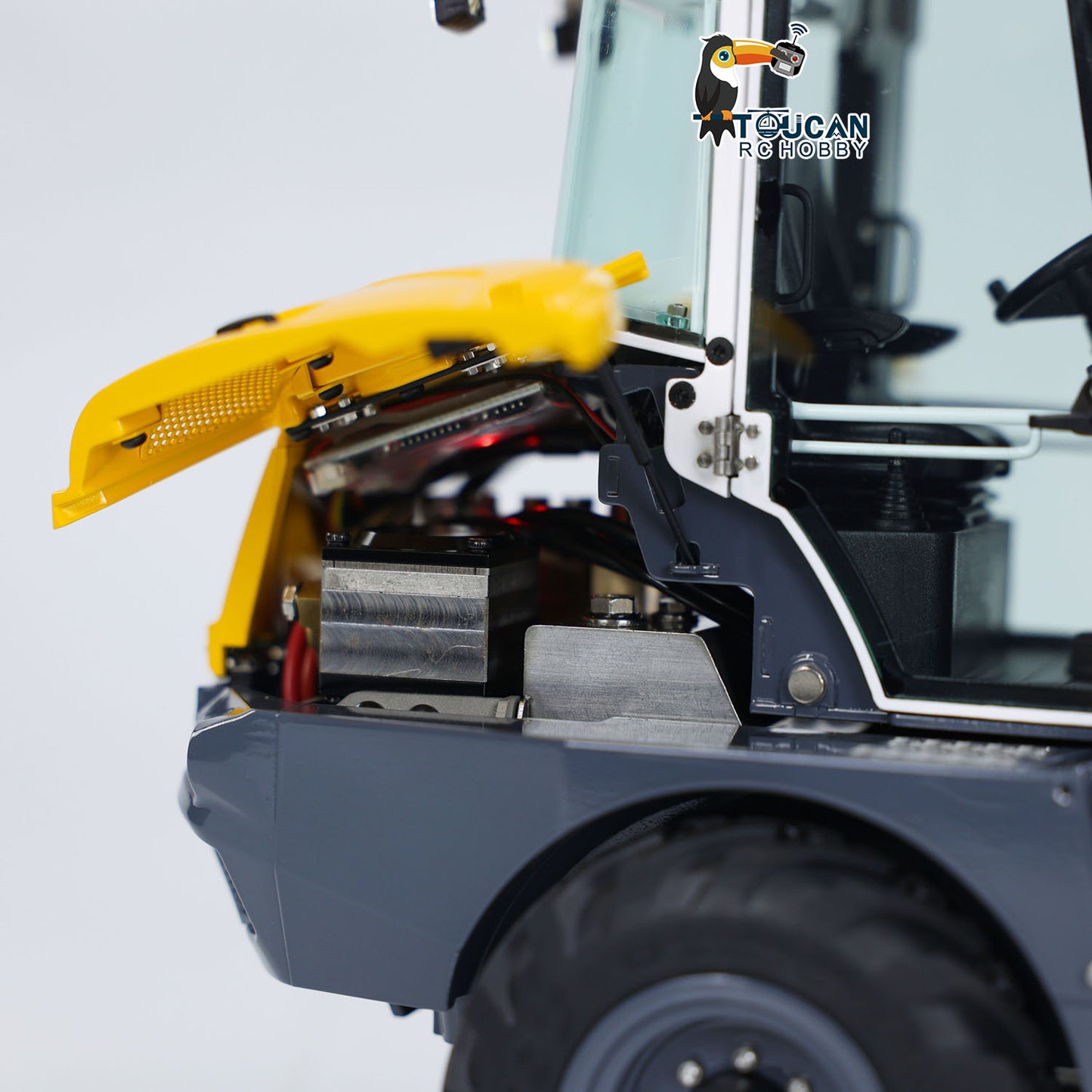 LESU RTR 1/14 Hydraulic RC Telescopic Arm Car Metal Loader AT1050 Forklift Truck