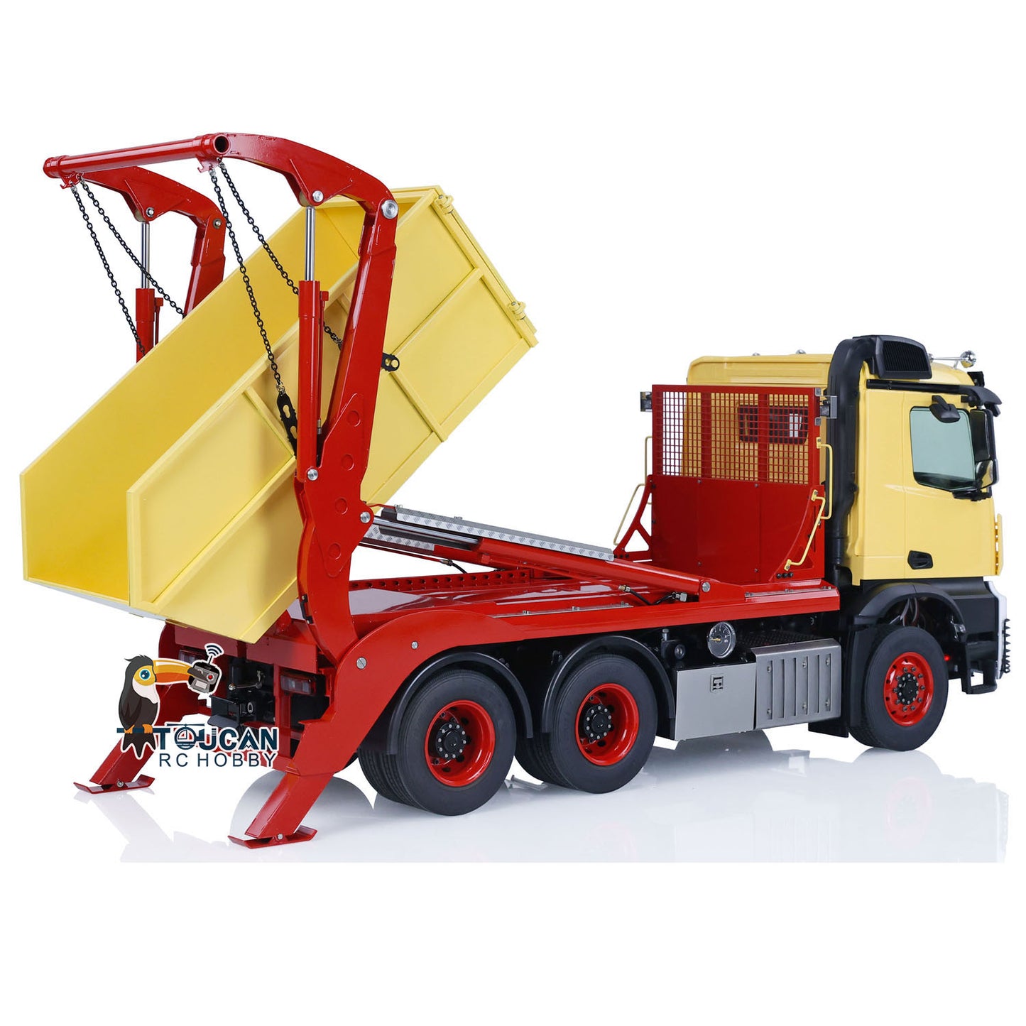 1/14 RC Hydraulic Skip Loader VL18U K3363 PL18EV Lite Metal Swing Arm Dump Truck