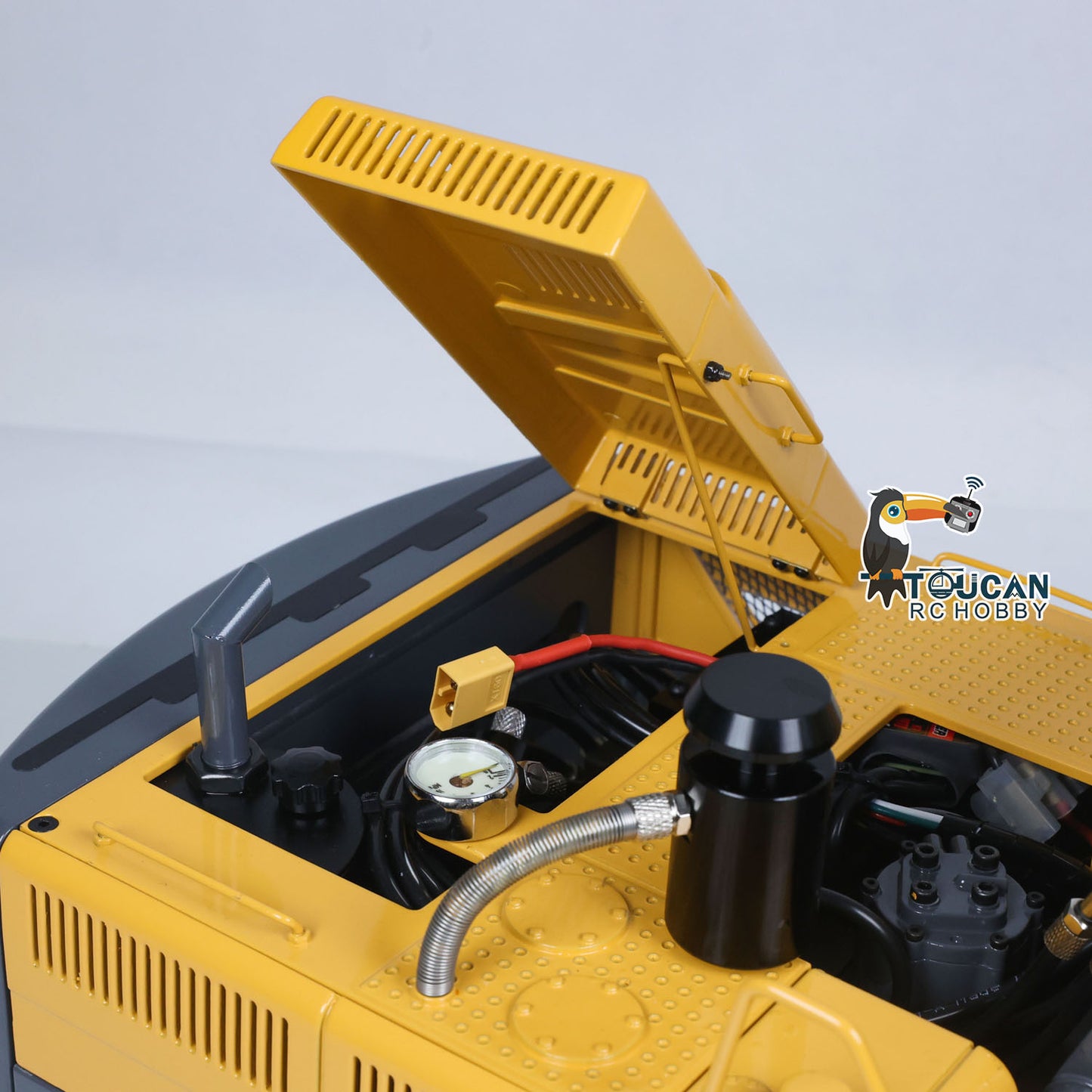 JDMODEL V2 1/14 Scale EC360 RC Digger Upgraded Radio Control Excavator Cars with Sound Light Module FlySky PL18 ESC Servo Motor