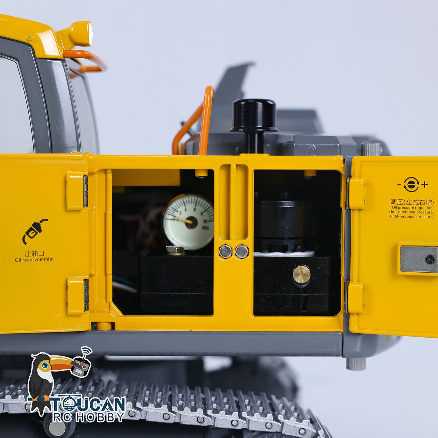 EC160E 1/14 RC Hydraulic Equipment Excavator E111 Alloy Remote Control Diggers Hobby Model DIY Vehicle