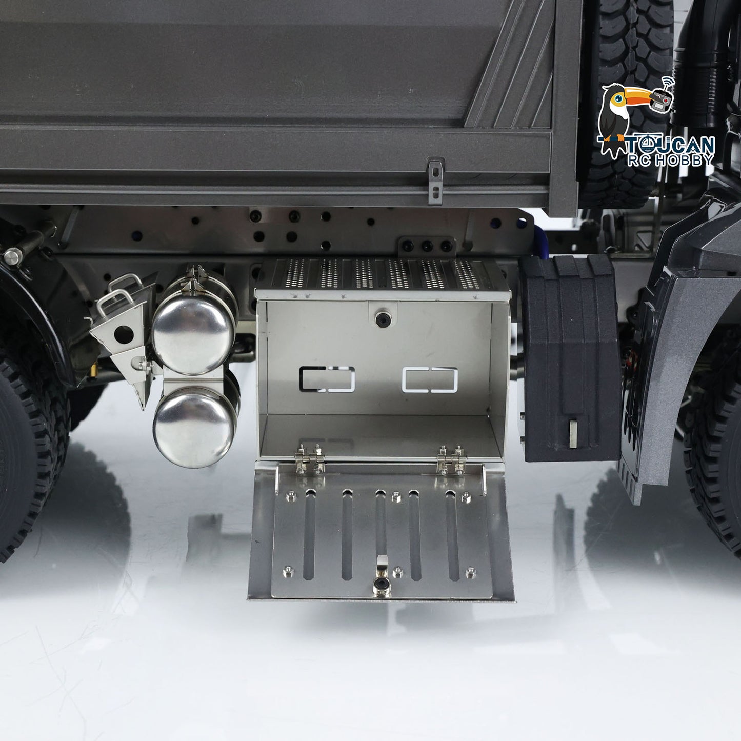 Metal 1/14 Hydraulic RC Dump Truck 3363 6x6 Remote Control Tipper Car Sound