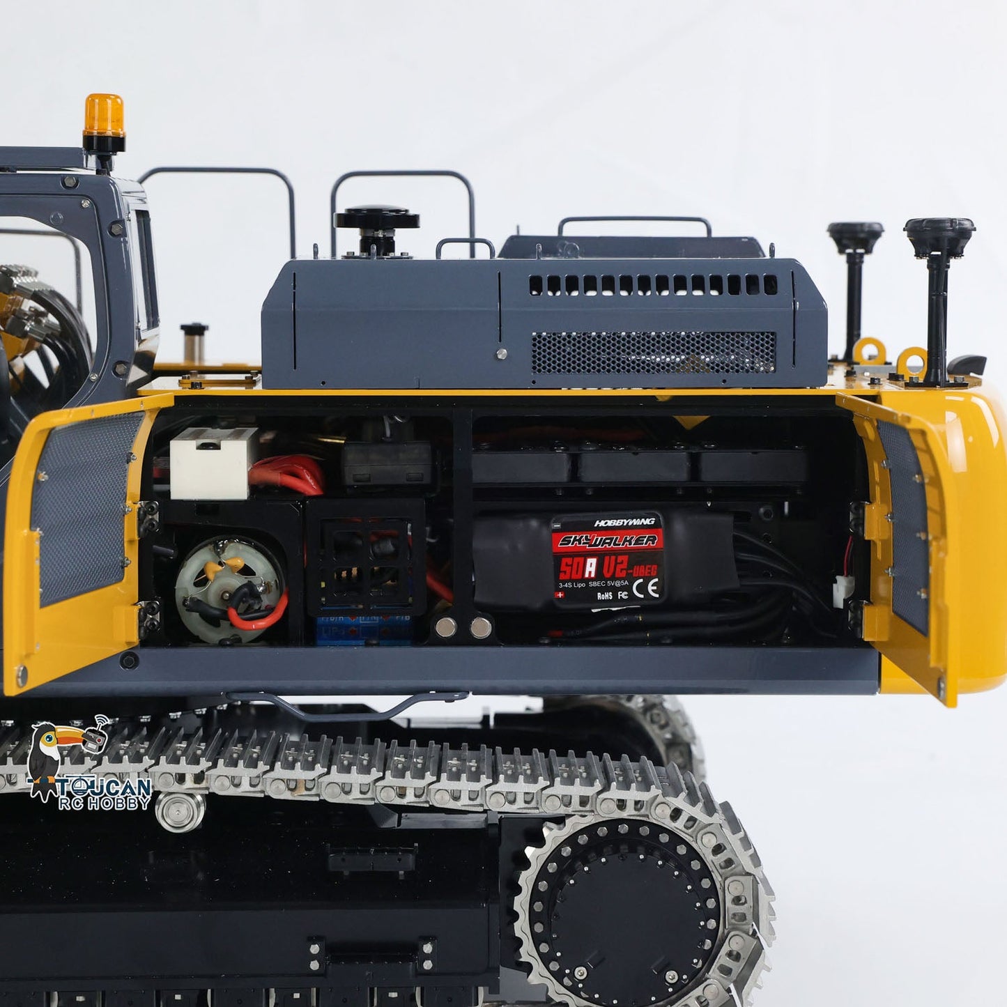 1/14 LESU Hydraulic RC Excavator AOUE-SK500 RTR Control Engineer Vehicles Model
