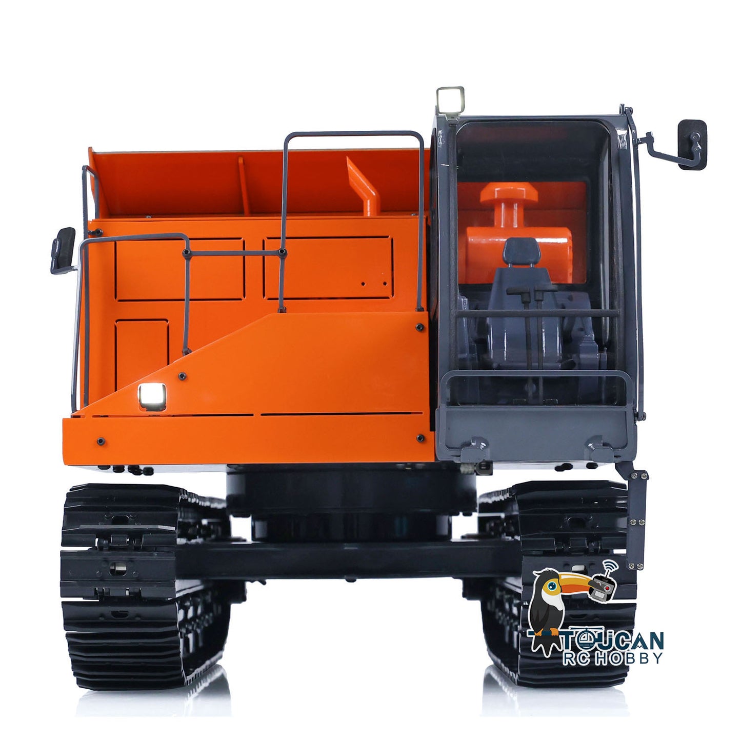 1/12 RC Hydraulic Tracked Truck EG110R FlySky I6S Radio Control Dumper Car Model