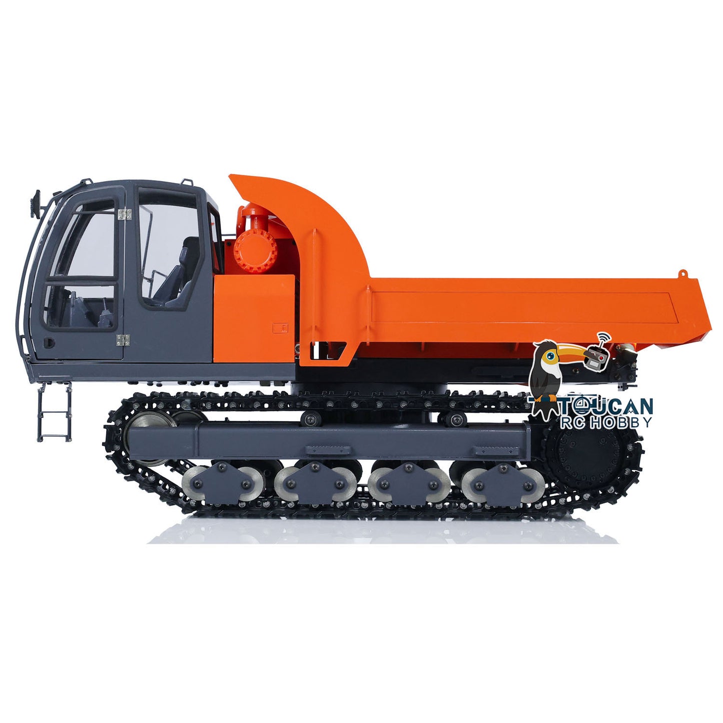 1/12 RC Hydraulic Tracked Truck EG110R FlySky I6S Radio Control Dumper Car Model