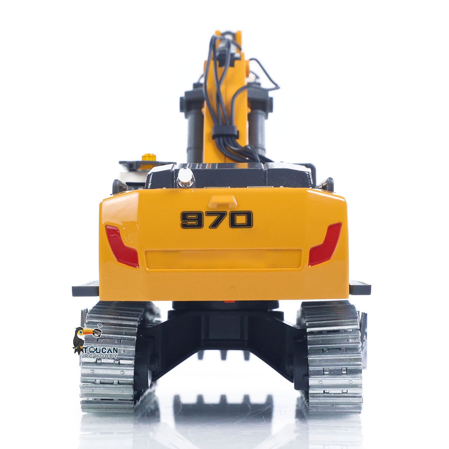 New Toy! Free Shipping CUT Model 1/50 Mini Electric Excavator 970 Electric Wireless Control Simulation Construction Vehicle Model