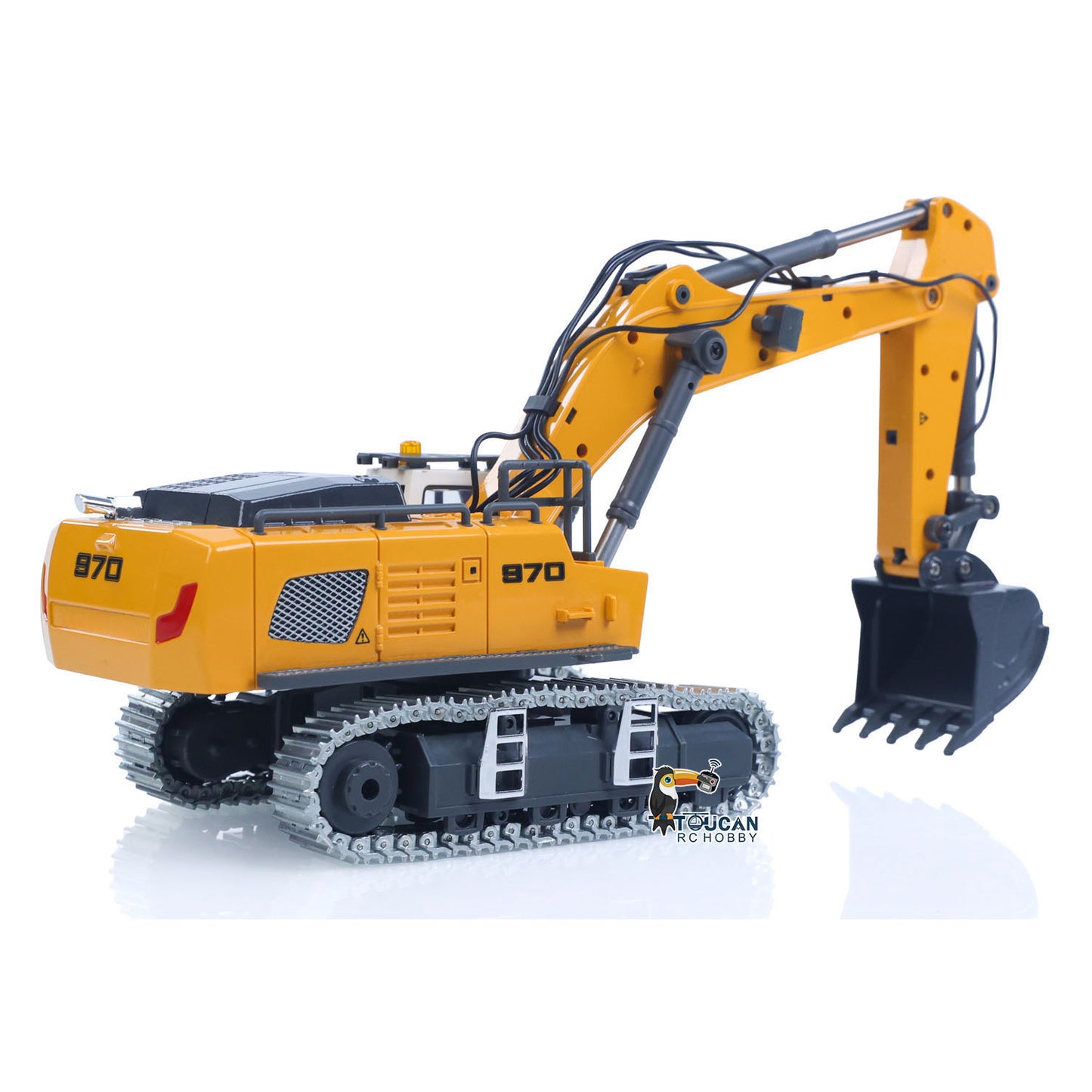 New Toy! Free Shipping CUT Model 1/50 Mini Electric Excavator 970 Electric Wireless Control Simulation Construction Vehicle Model
