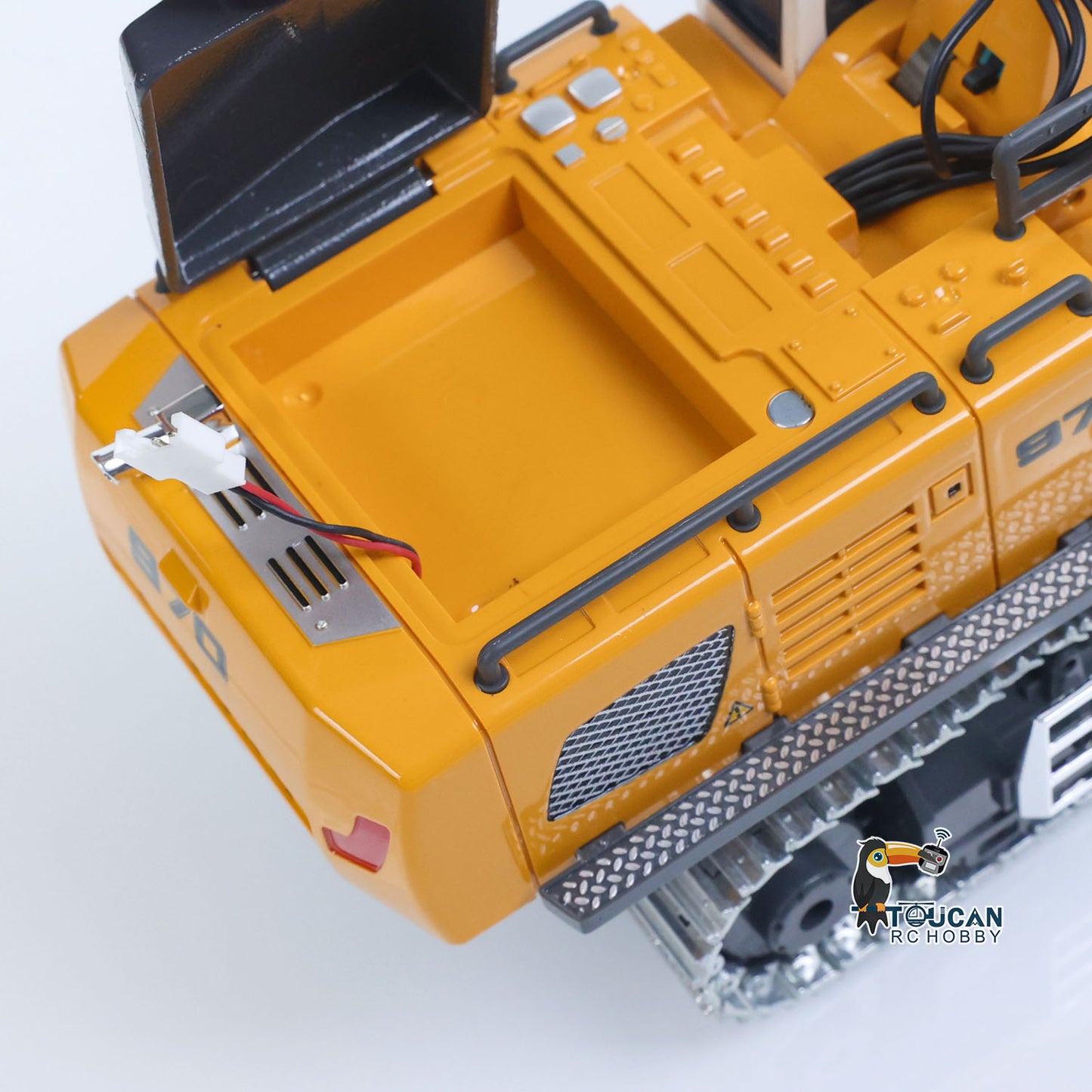 New Toy! Free Shipping CUT Model 1/50 Mini Electric Excavator 970 Electric Wireless Control Simulation Construction Vehicle Model