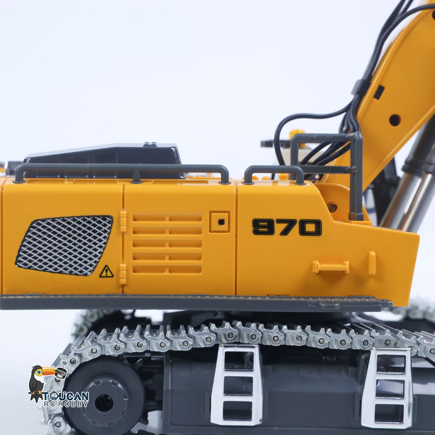 New Toy! Free Shipping CUT Model 1/50 Mini Electric Excavator 970 Electric Wireless Control Simulation Construction Vehicle Model